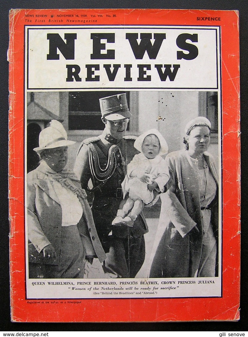 British Magazine/ News Review No. 20 November 1939 - Armée/ Guerre