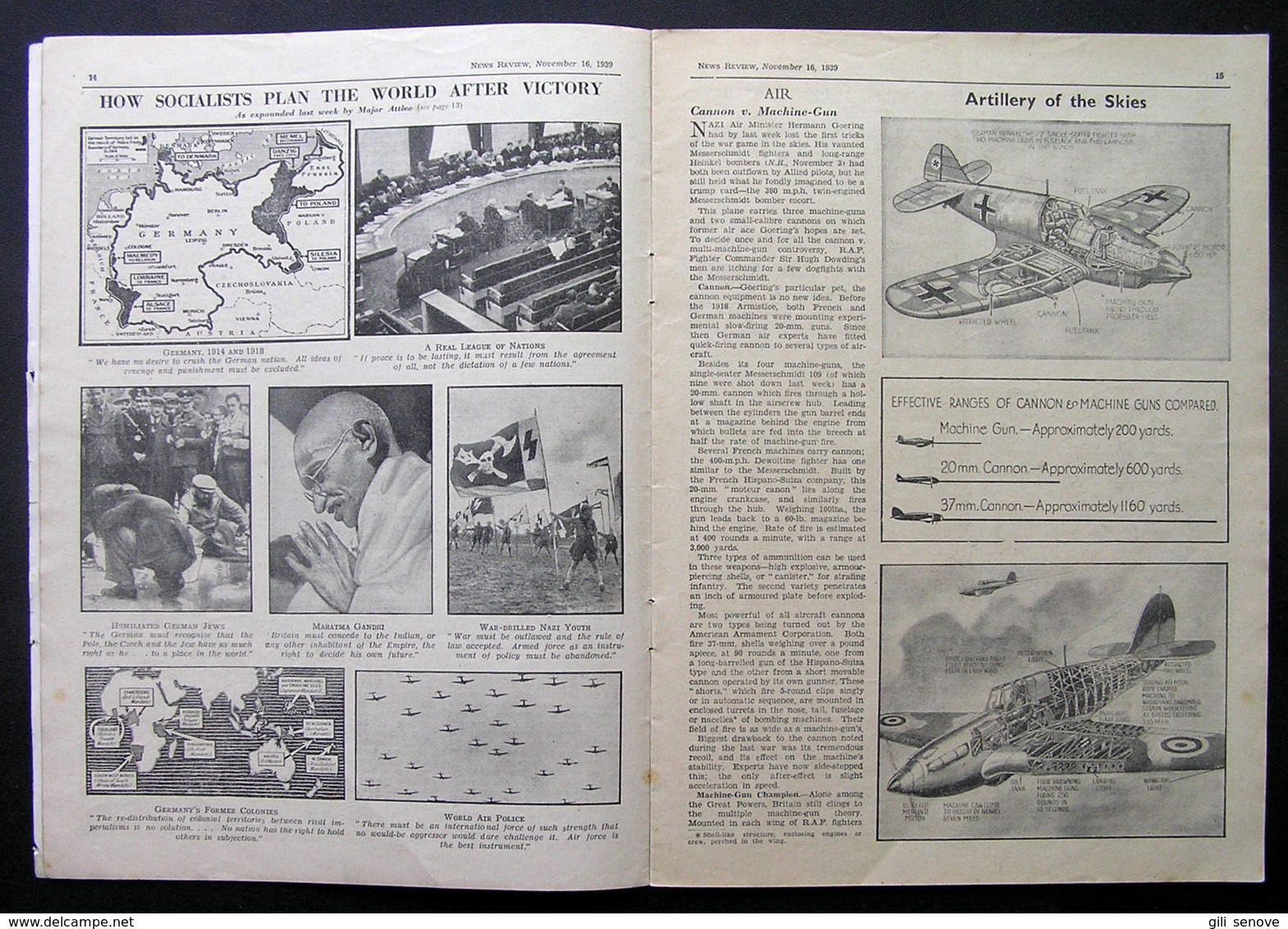 British Magazine/ News Review No. 20 November 1939 - Military/ War