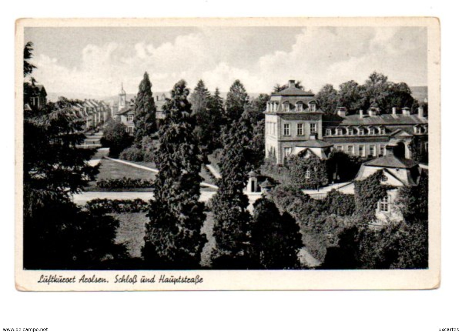 LUFTKURORT AROLSEN. SCHLOSS UND HAUPTSTRASSE. - Bad Arolsen