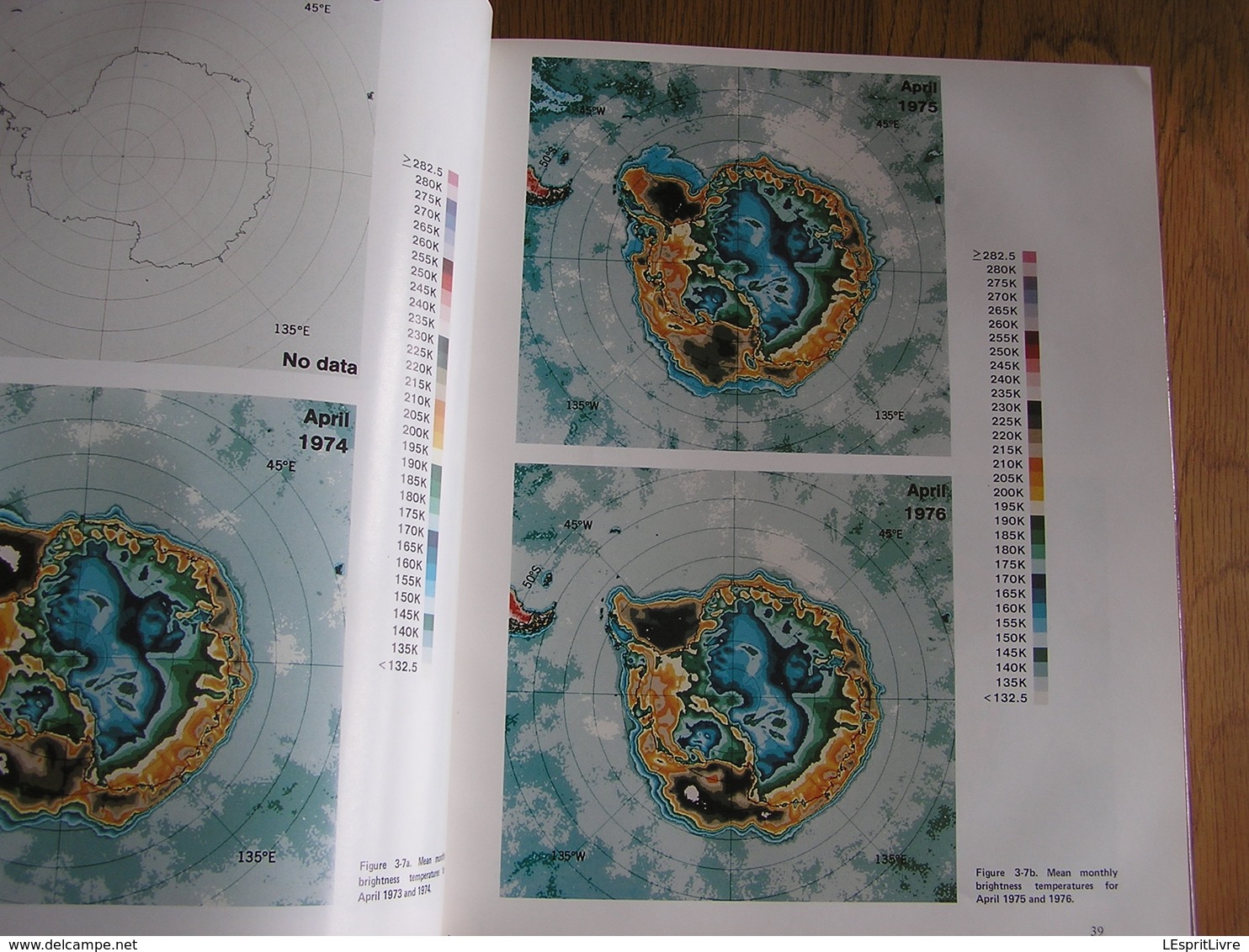 ANTARCTIC SEA ICE 1973 1976 Satellite Passive Microwave Observations NASA View Antarctique Pôle Sud Polar Antarctica