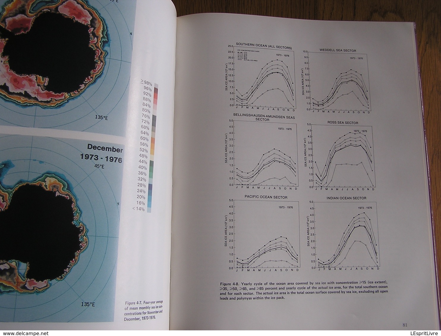 ANTARCTIC SEA ICE 1973 1976 Satellite Passive Microwave Observations NASA View Antarctique Pôle Sud Polar Antarctica