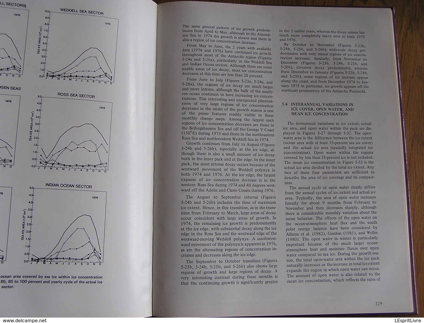 ANTARCTIC SEA ICE 1973 1976 Satellite Passive Microwave Observations NASA View Antarctique Pôle Sud Polar Antarctica