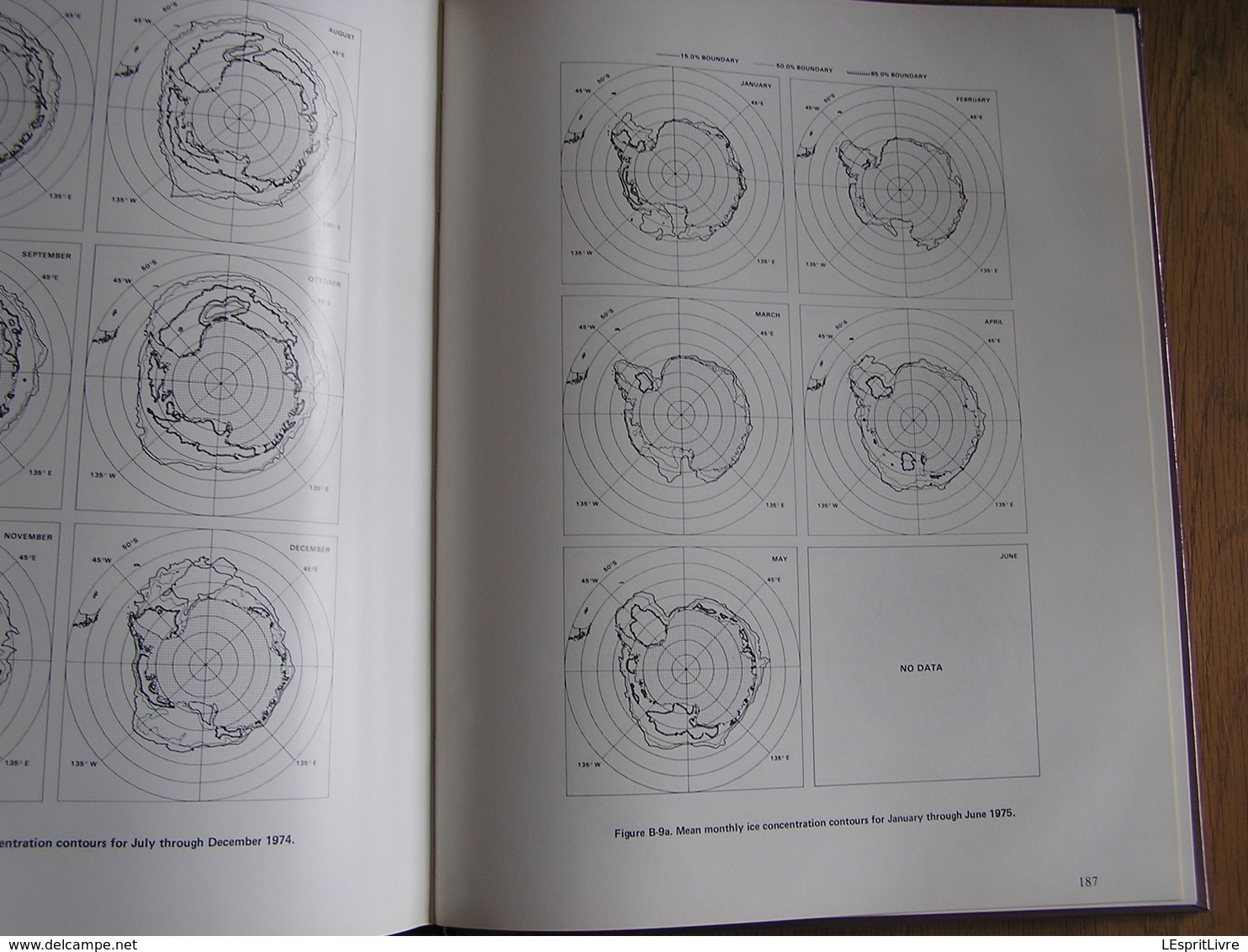 ANTARCTIC SEA ICE 1973 1976 Satellite Passive Microwave Observations NASA View Antarctique Pôle Sud Polar Antarctica