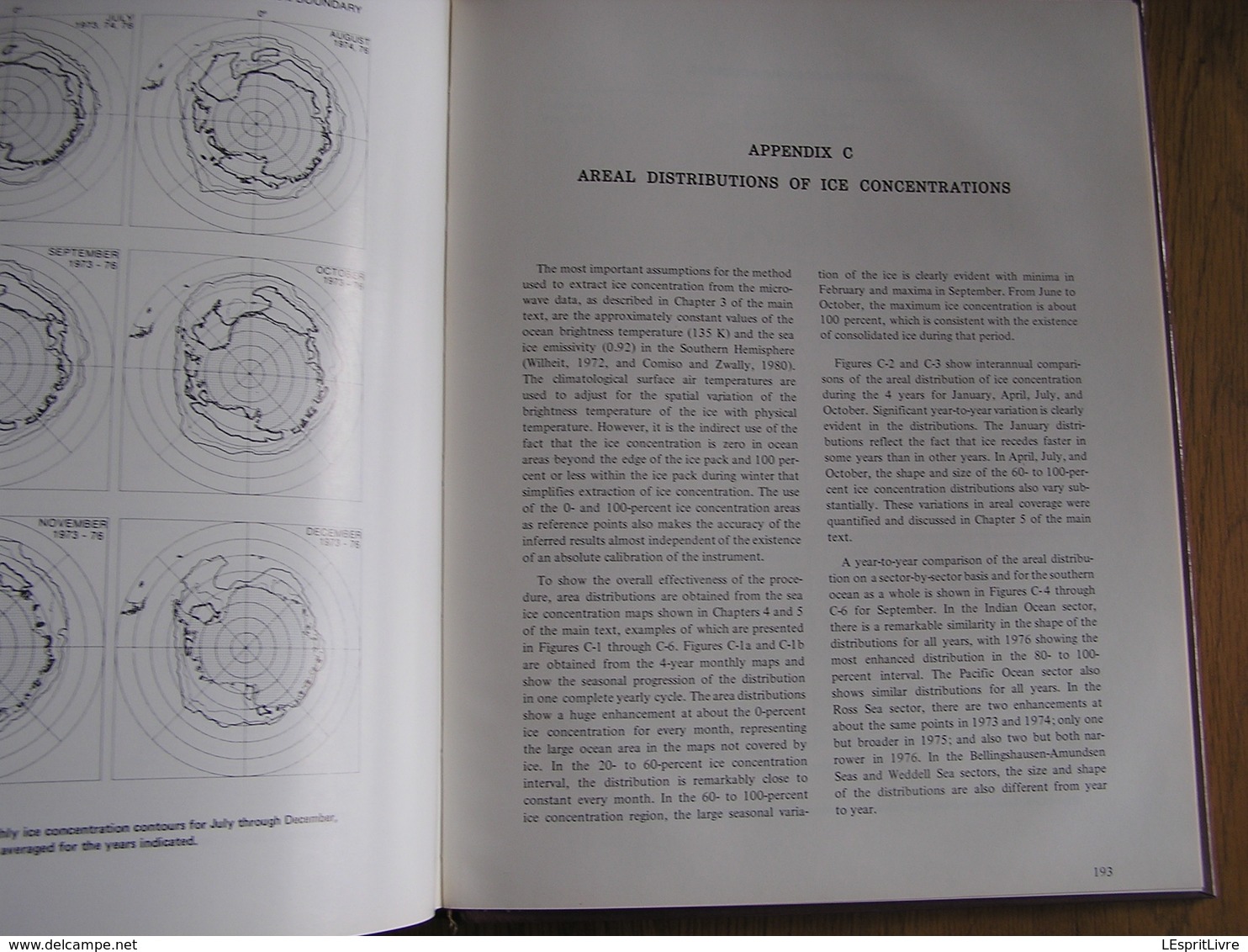 ANTARCTIC SEA ICE 1973 1976 Satellite Passive Microwave Observations NASA View Antarctique Pôle Sud Polar Antarctica