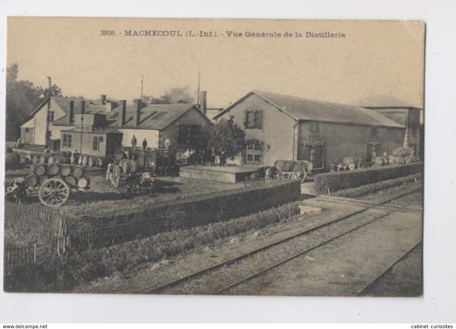 MACHECOUL  [44] Loire Atlantique  -  Vue Générale De La Distillerie - Animée - Machecoul