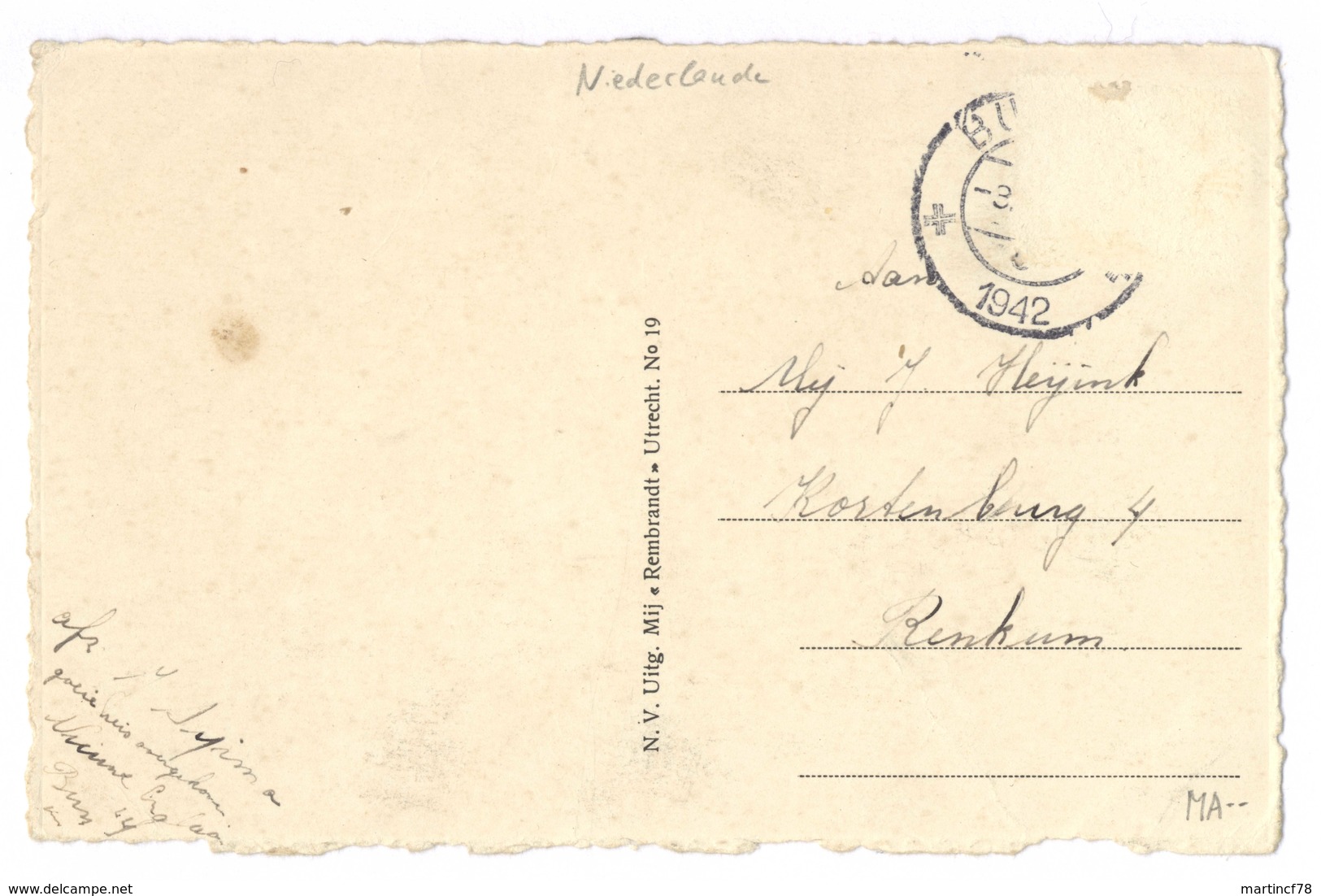 Bussum Nieuwe Postkantoor 1942 - Bussum