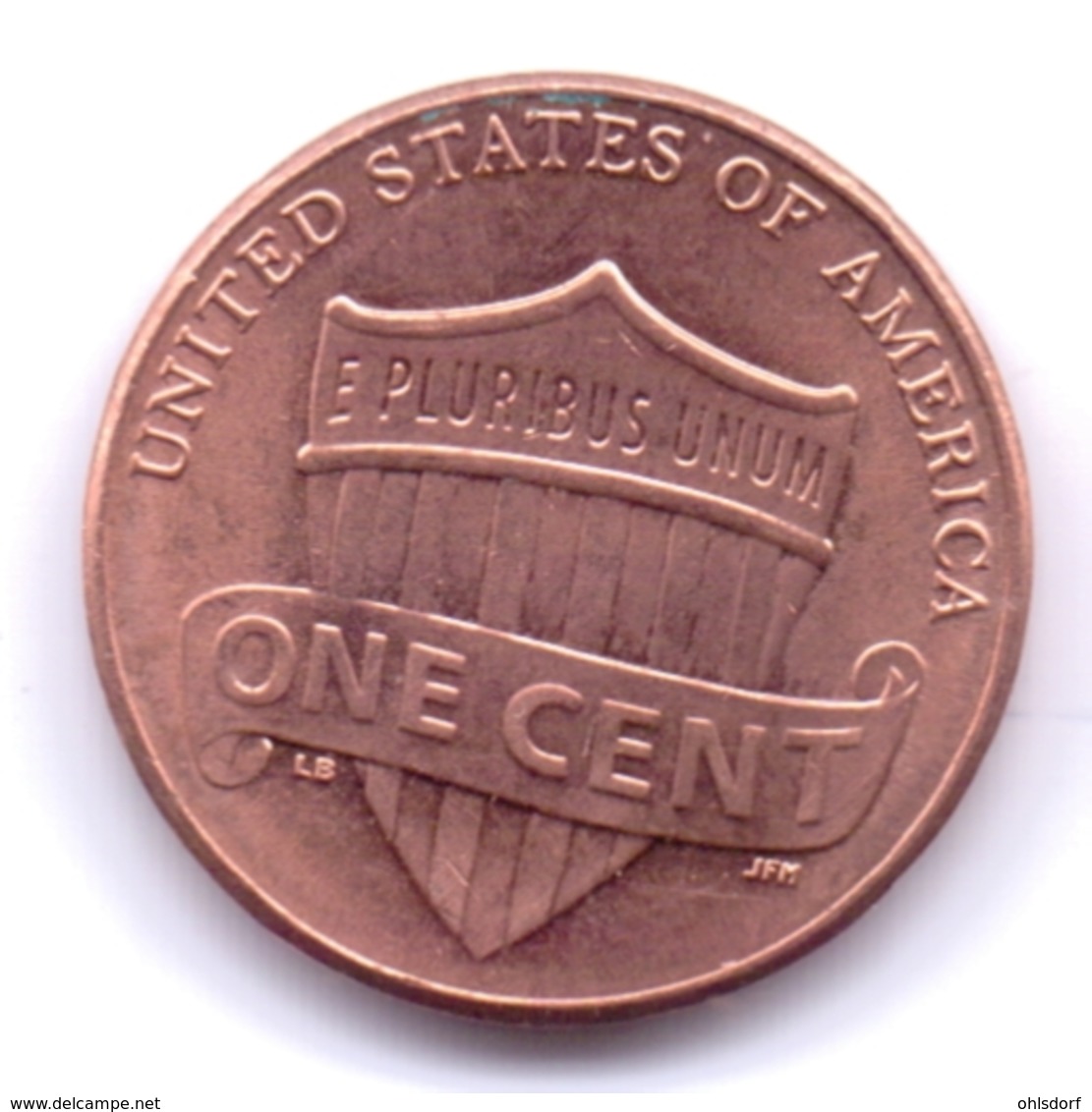 U.S.A. 2014 D: 1 Cent, KM 468 - 1959-…: Lincoln, Memorial Reverse