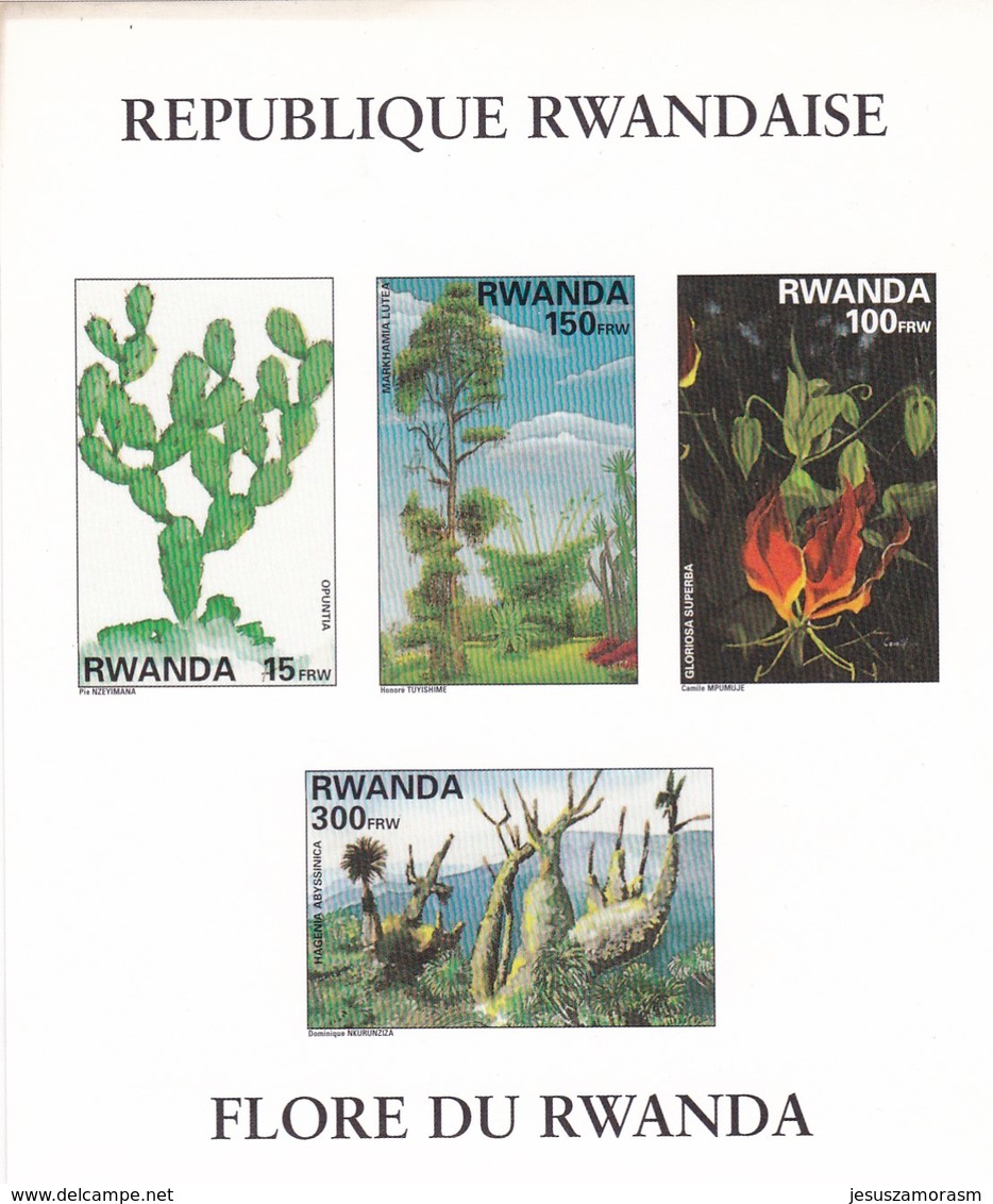 Rwanda Hb Michel 114B SIN DENTAR - Unused Stamps