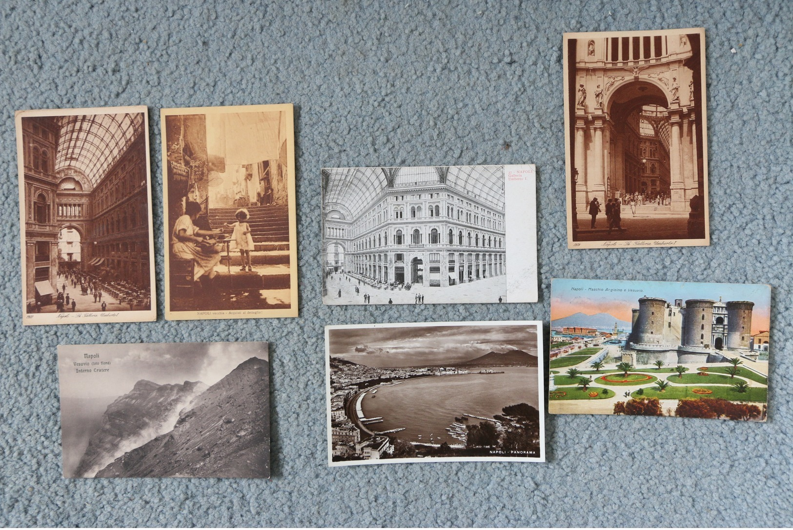 Napoli,Italy, 7 Postcards As Shown In Photographs. - Napoli (Naples)