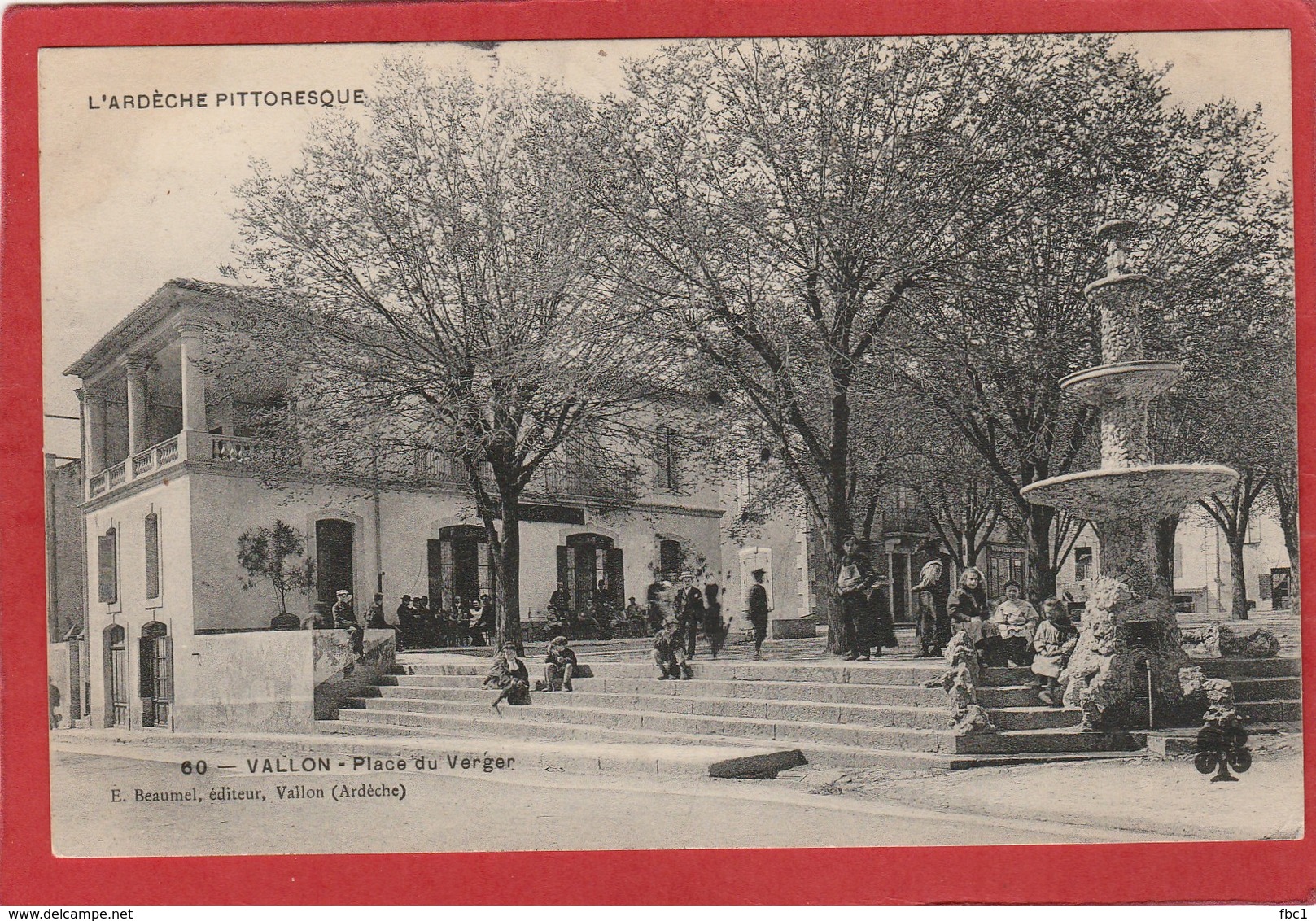 Ardèche - Vallon - Place Du Verger (Beaumel) - Vallon Pont D'Arc