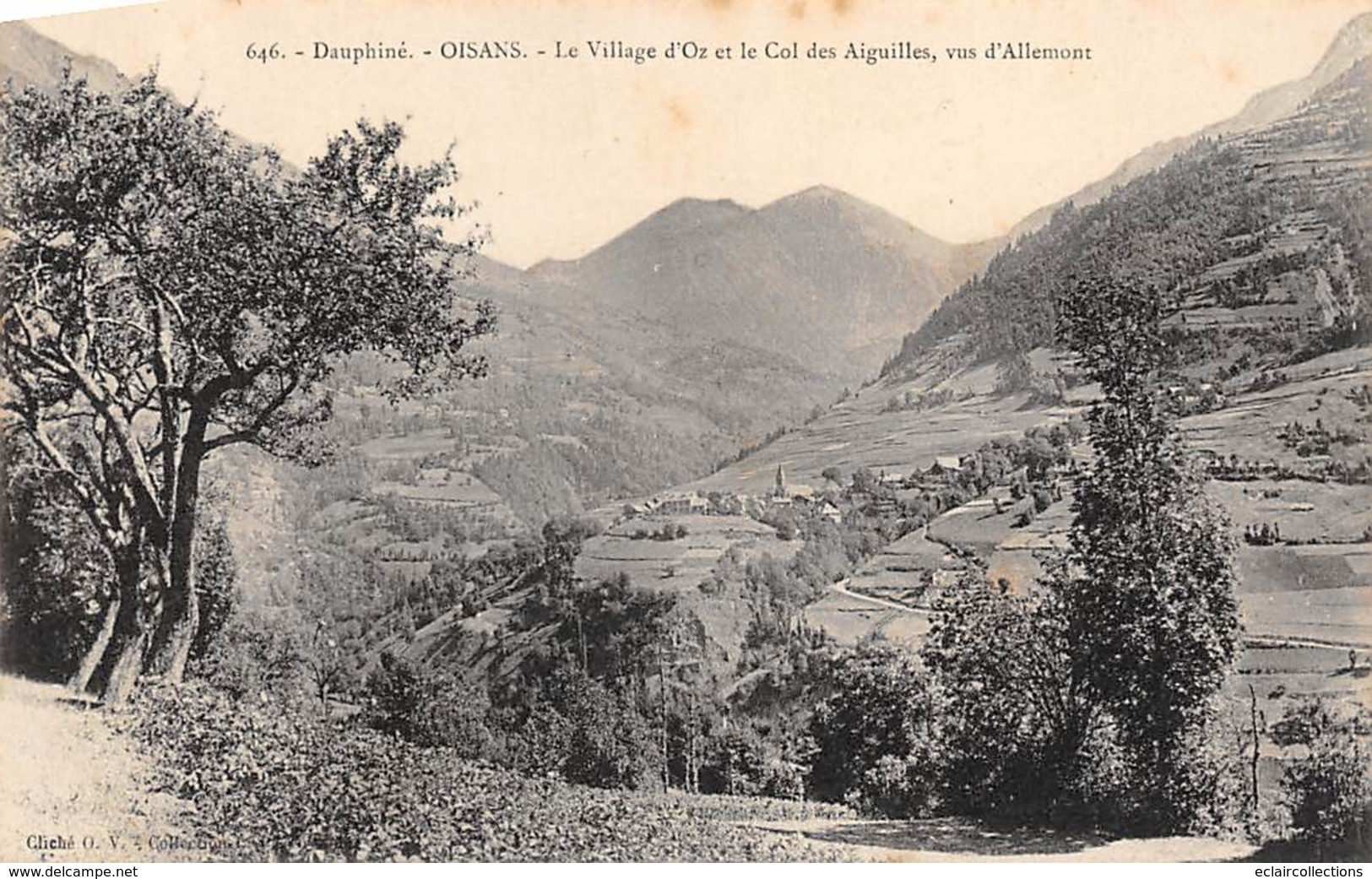 Oisans         38         Le Village D'Oz Et Le Col Des Aiguilles            (Voir Scan) - Voreppe