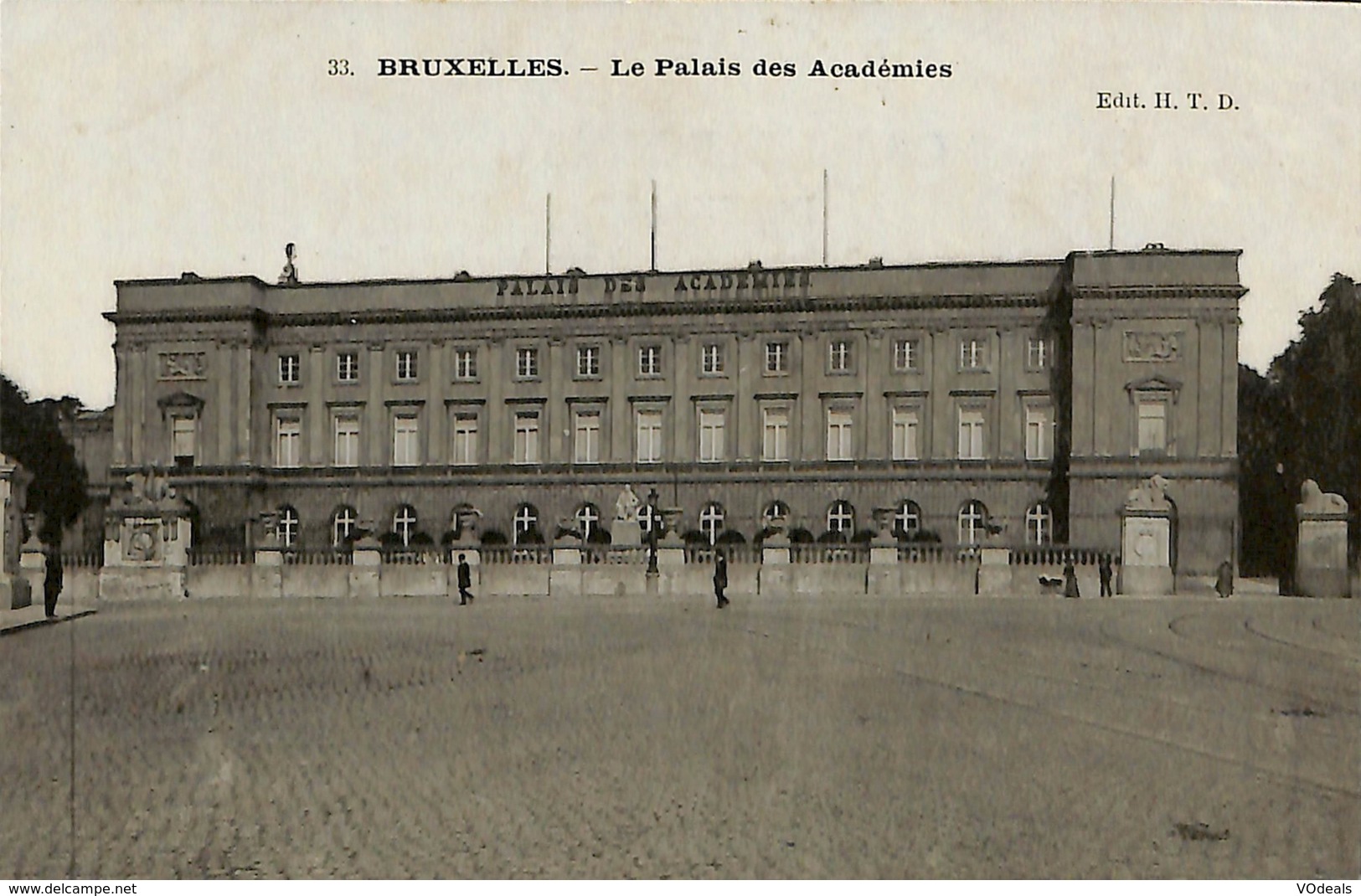 027 766 - CPA - Belgique - Brussels - Bruxelles - Le Palais Des Académies - Bosques, Parques, Jardines