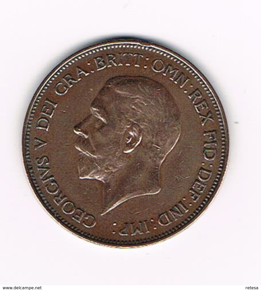 -&  GREAT BRITAIN  1 PENNY 1935 GEORGES V - D. 1 Penny