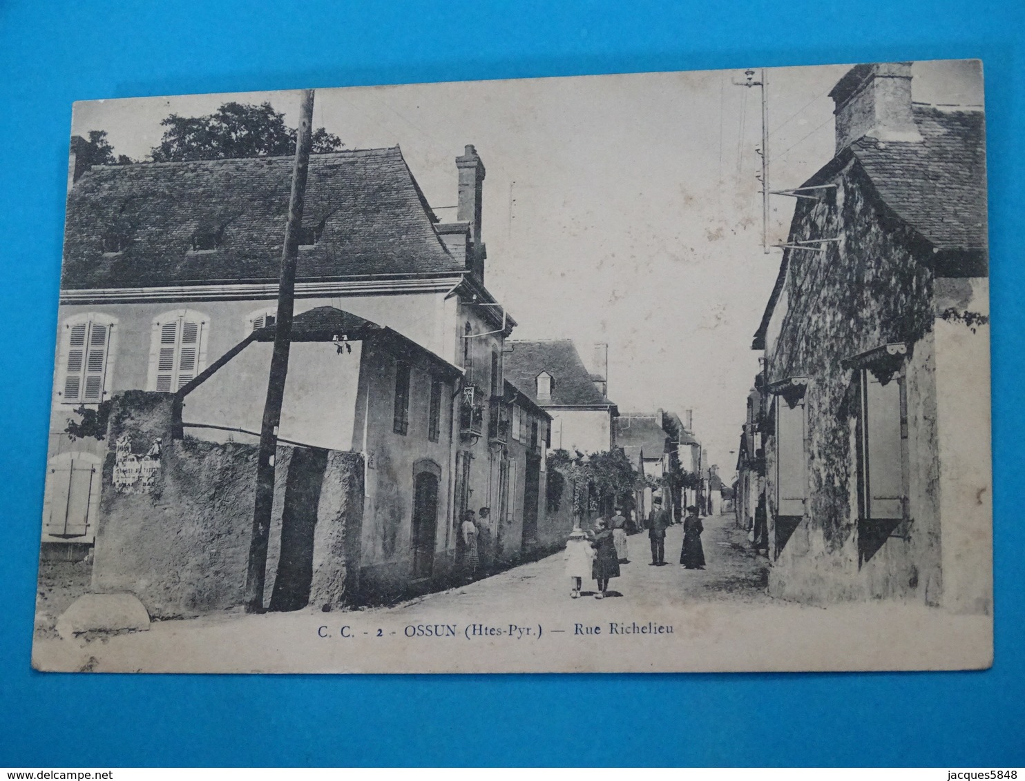 65 ) Ossun - N° 2 - Rue Richelieu - Année 1913 : EDIT : C.C - Ossun