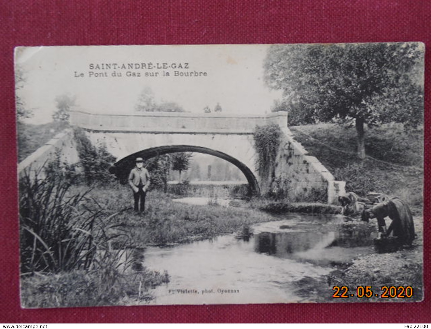 CPA - Saint-André-le-Gaz - Le Pont Du Gaz Sur La Bourbre - Saint-André-le-Gaz