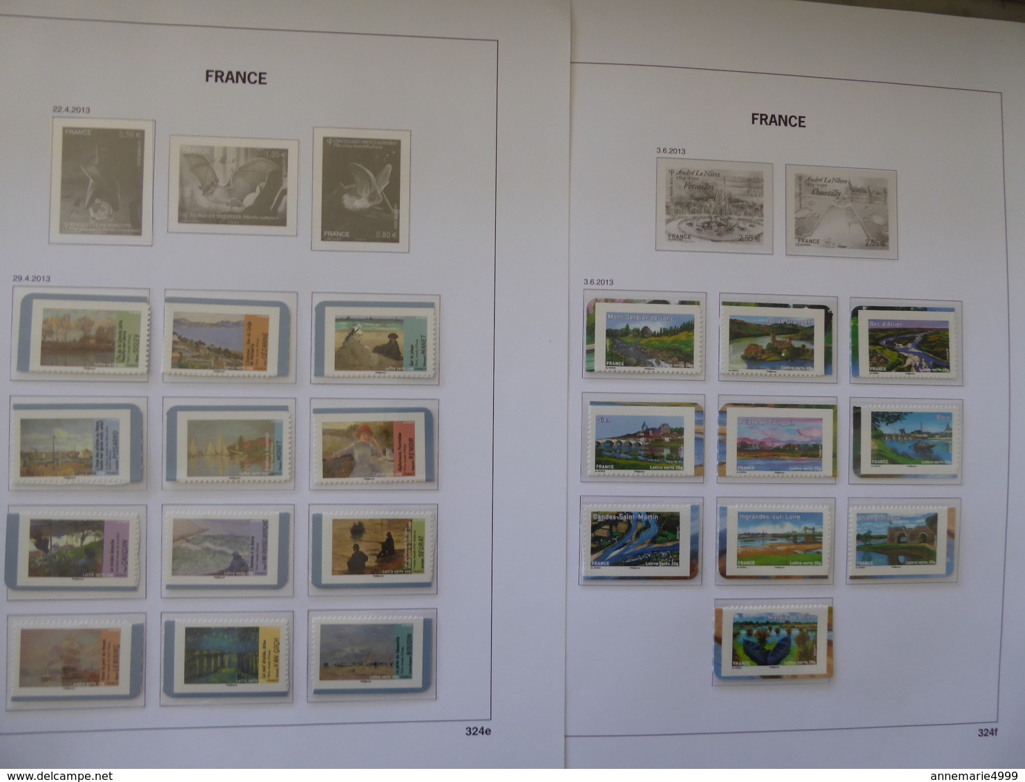 FRANCE 298 timbres TVP en séries complètes entre 2012 et 2014 Revoir le commentaire Faciale 392 € moins 50 %