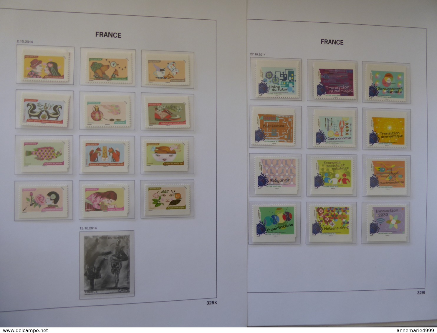 FRANCE 298 timbres TVP en séries complètes entre 2012 et 2014 Revoir le commentaire Faciale 392 € moins 50 %