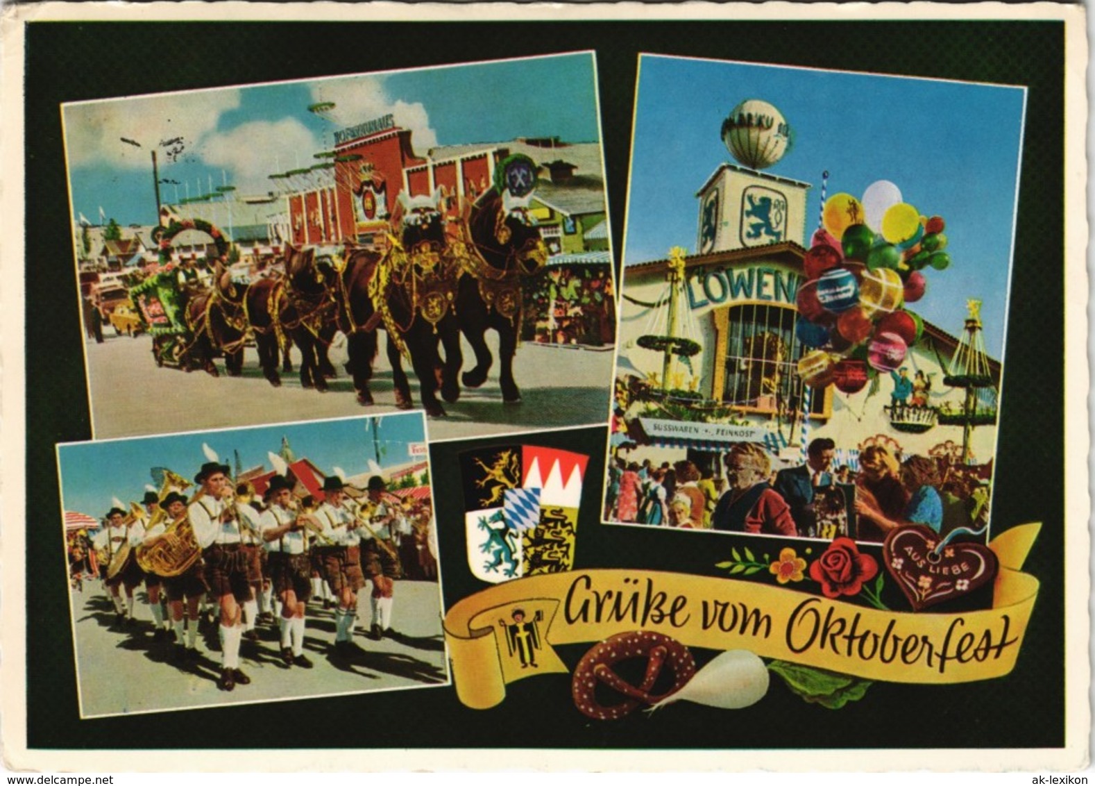 Ansichtskarte München Oktoberfest, Einzug Der Wirte Mehrbild-AK 1965 - Muenchen