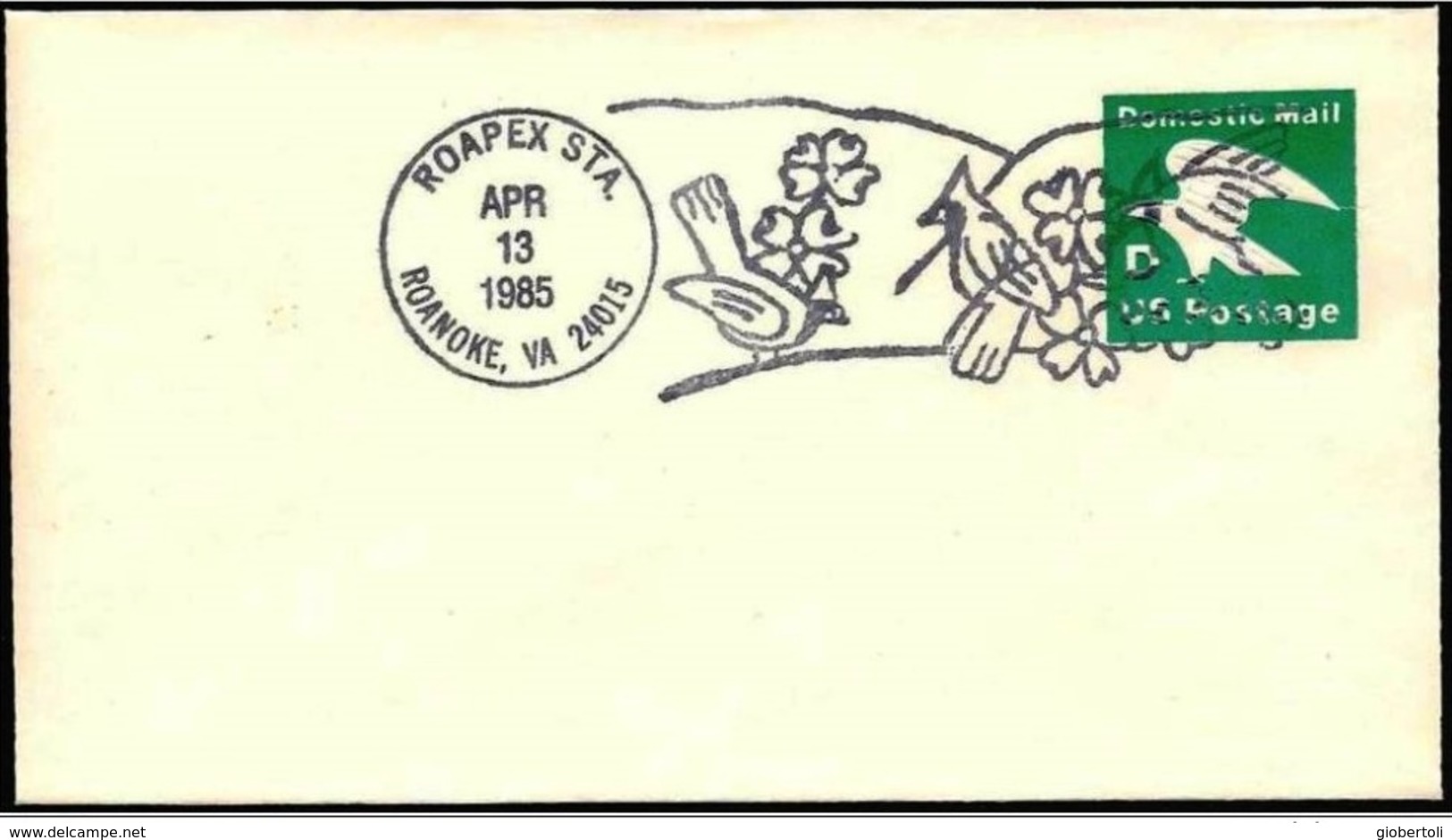 Stati Uniti/United States/États Unis: Intero, Stationery, Entier - Annullo, Cancellation, Annulation. Cardinale, Cardina - Mechanical Postmarks (Advertisement)