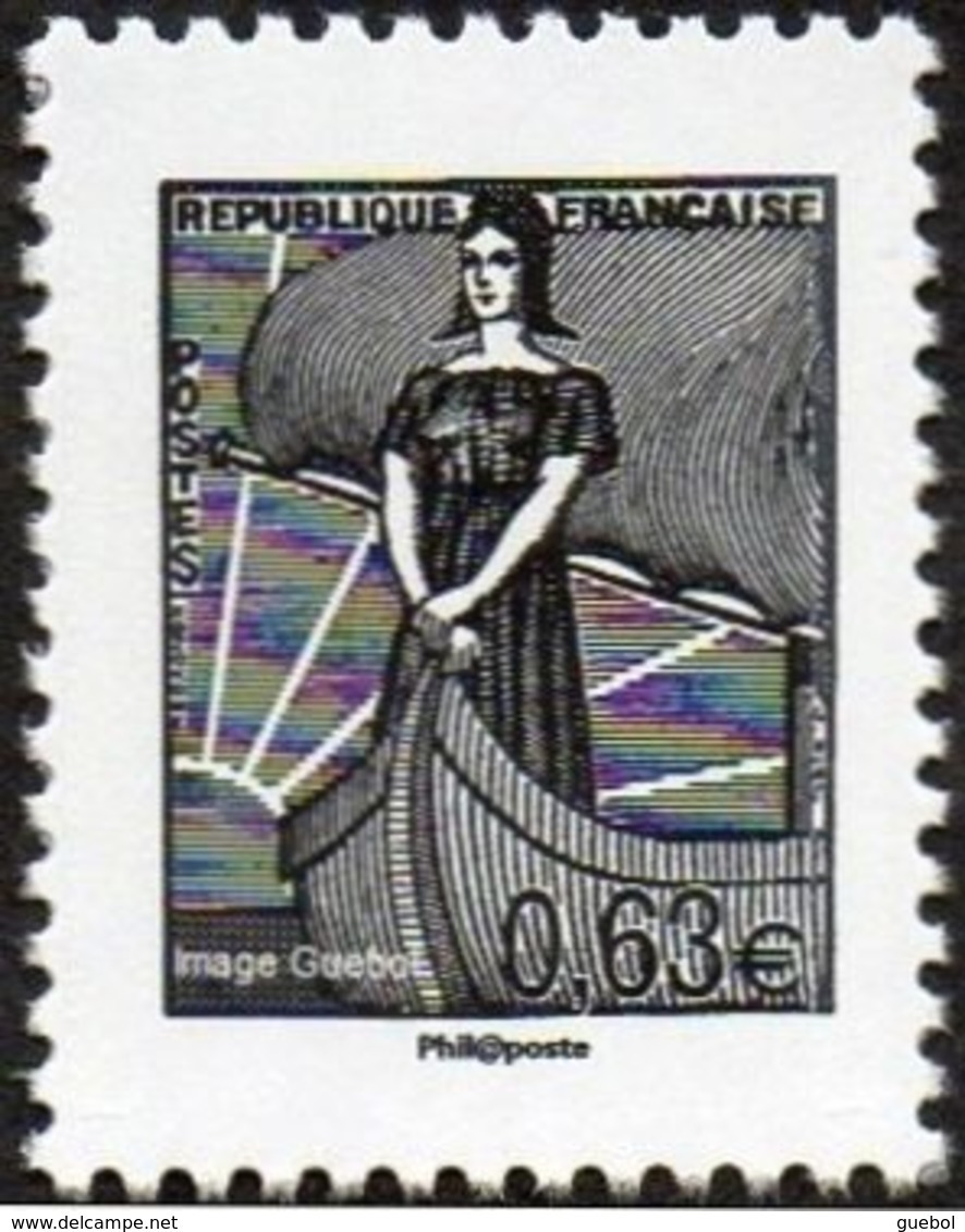 France N° 4781 ** La Vème République Au Fil Du Timbre Marianne à La Nef - Neufs