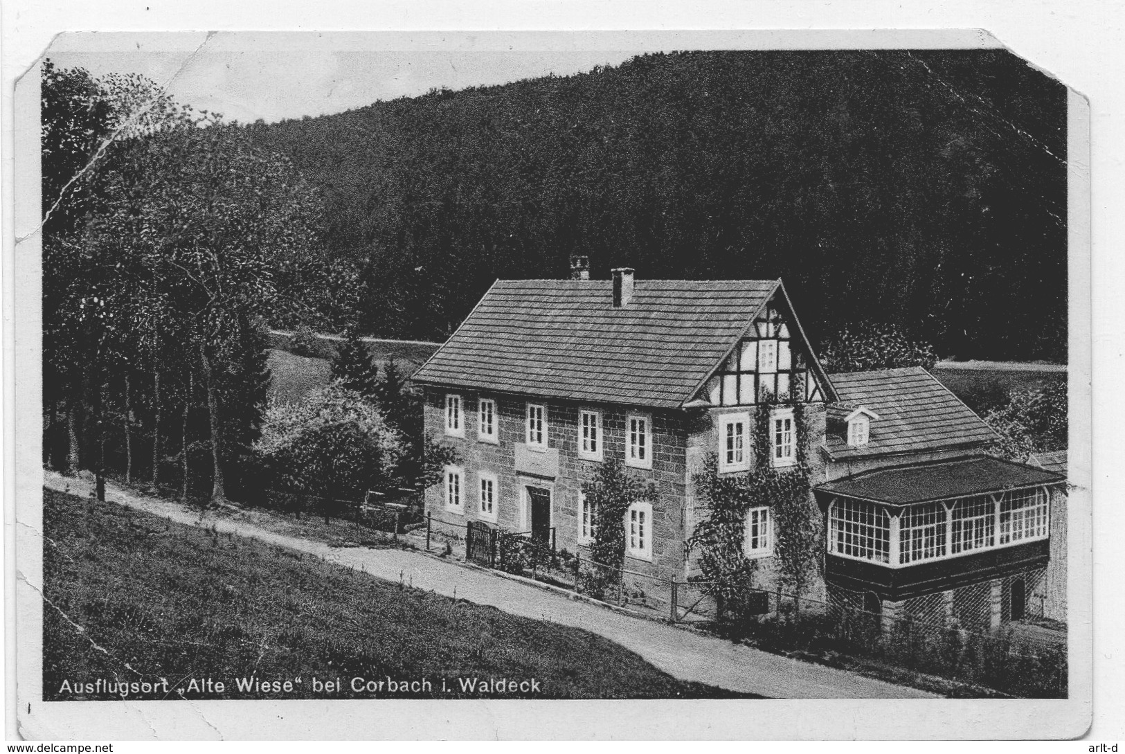 DC1954 - Korbach Alte Wiese Waldeck Restaurant - Korbach