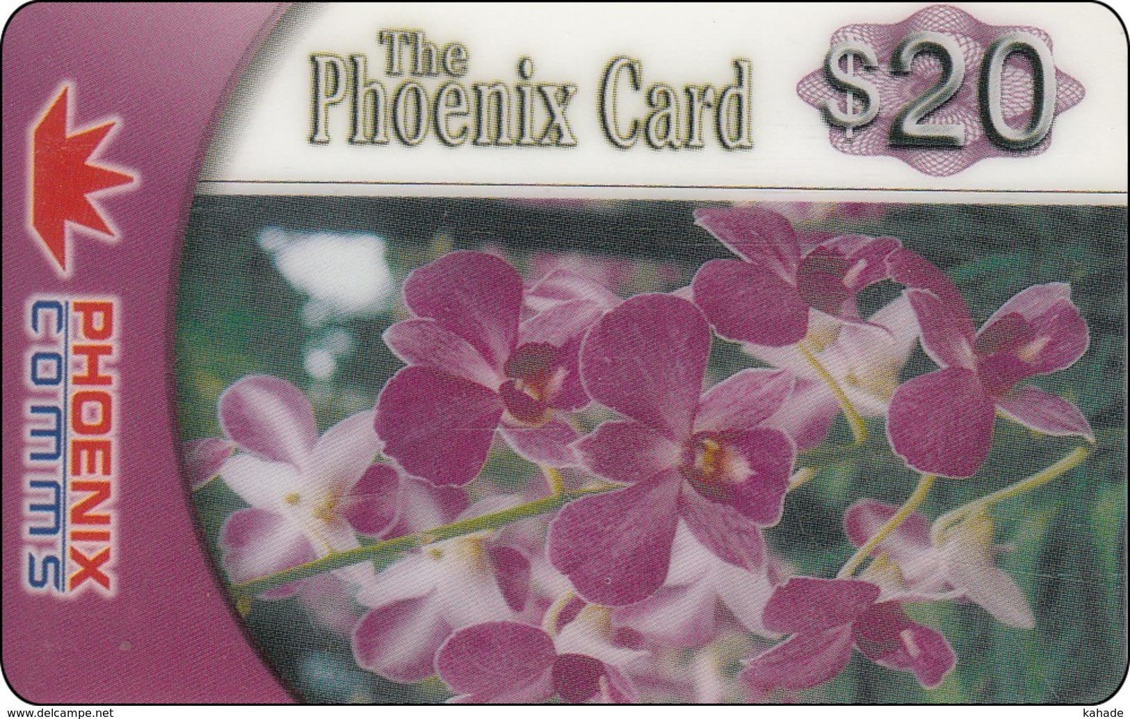 SingaporePhonecard Flowers Orchid Chanson - Flowers