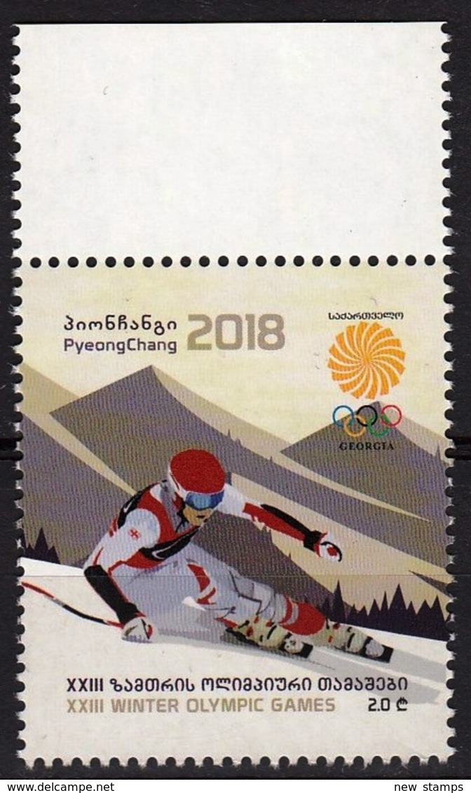 Georgia 2018 Winter Olympic Games In PyeongChang'18 1v MNH - Georgia