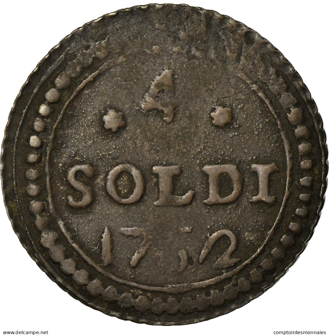 Monnaie, États Italiens, CORSICA, General Pasquale Paoli, 4 Soldi, 1762 - Korsika (1736-1768)