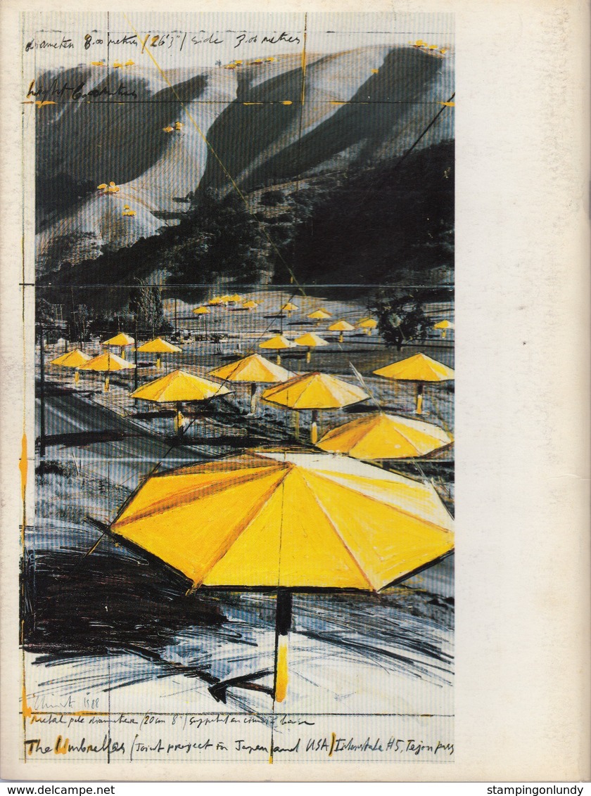 Christo: The Umbrellas (Joint Project For Japan And USA) Signed. PB Free UK P+p! - Architecture