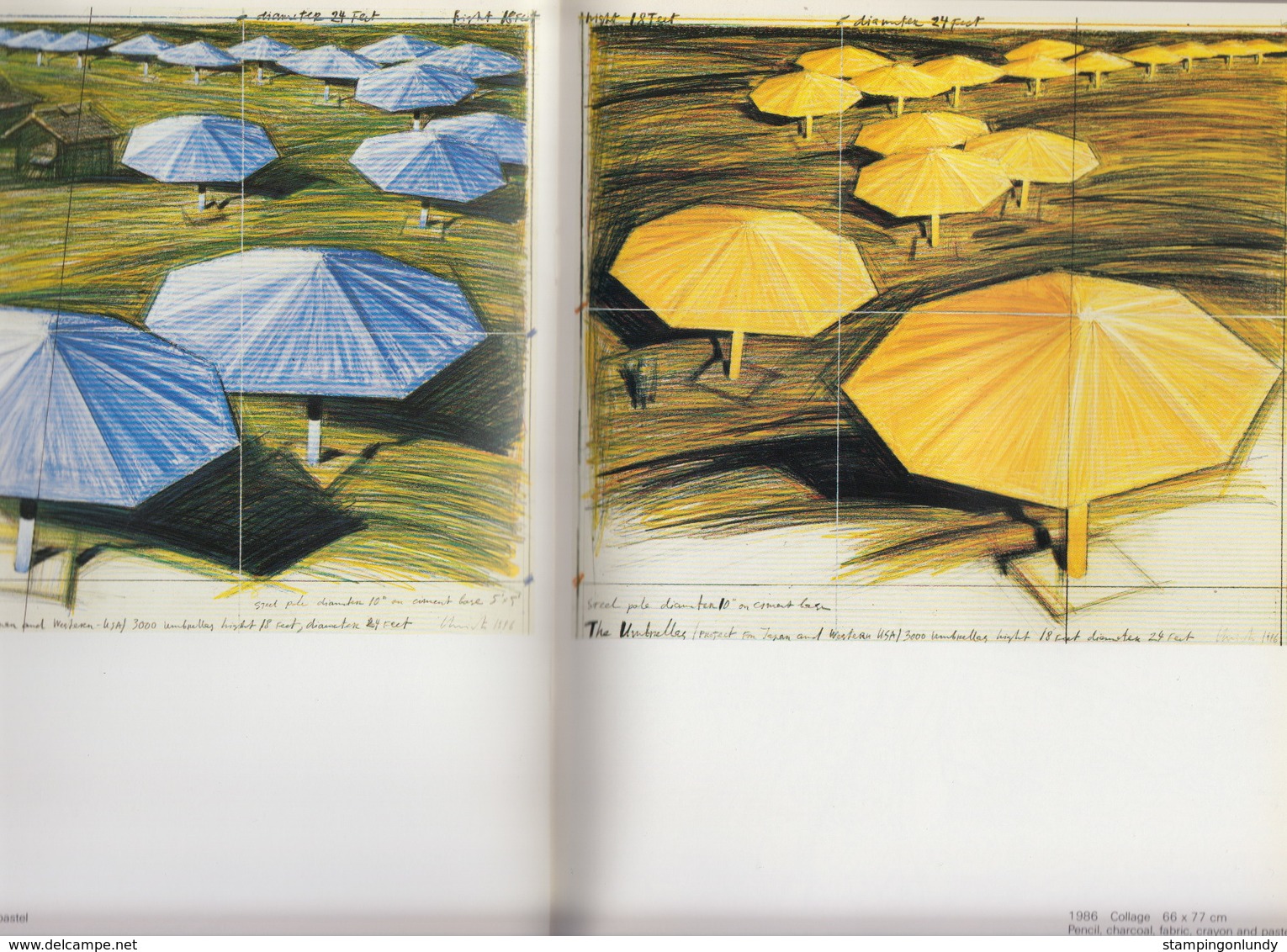 Christo: The Umbrellas (Joint Project For Japan And USA) Signed. PB Free UK P+p! - Architecture