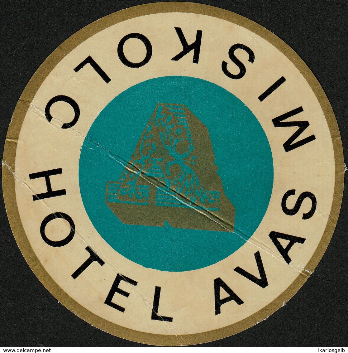 Hotelaufkleber Etiquette Pour Valise " Hongrie Miskolc Hotel Avas " Kofferaufkleber Luggage Label Adesivi Per Hotel - Etiquetas De Hotel