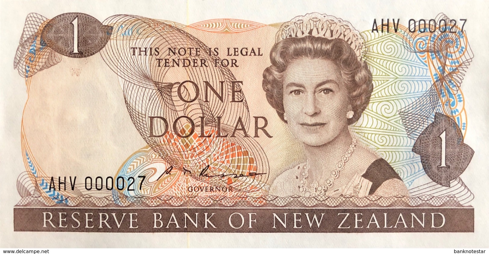 New Zealand 1 Dollar, P-169b (1985) - UNC - AHV000027 - Neuseeland