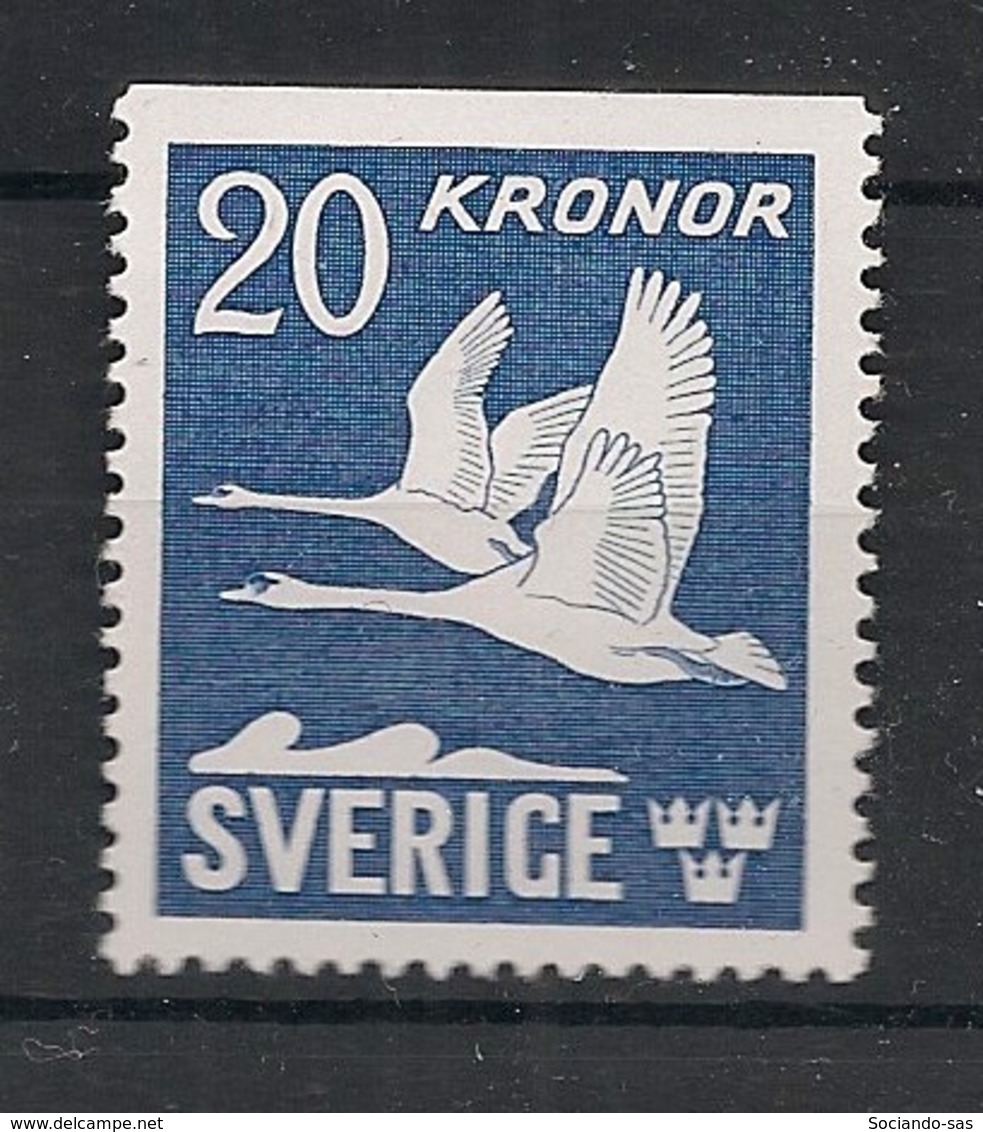 Sverige - 1953 - N°Yv. 7a - 20k Bleu - Neuf Luxe ** / MNH / Postfrisch - Nuovi