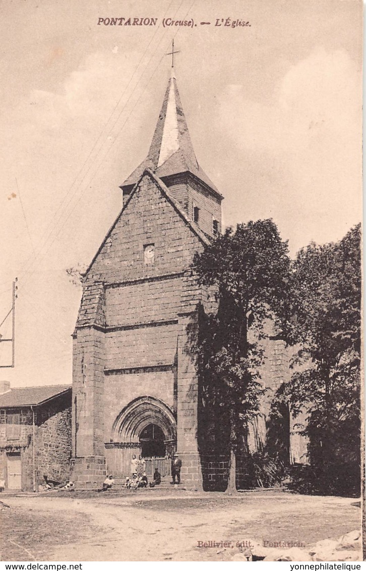 23 - CREUSE - PONTARION- 10029 - église - Pontarion