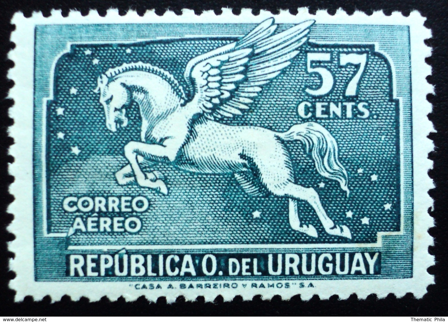 1935 URUGUAY MLH  Yvert A68 - Pegaso Pegasus - Uruguay