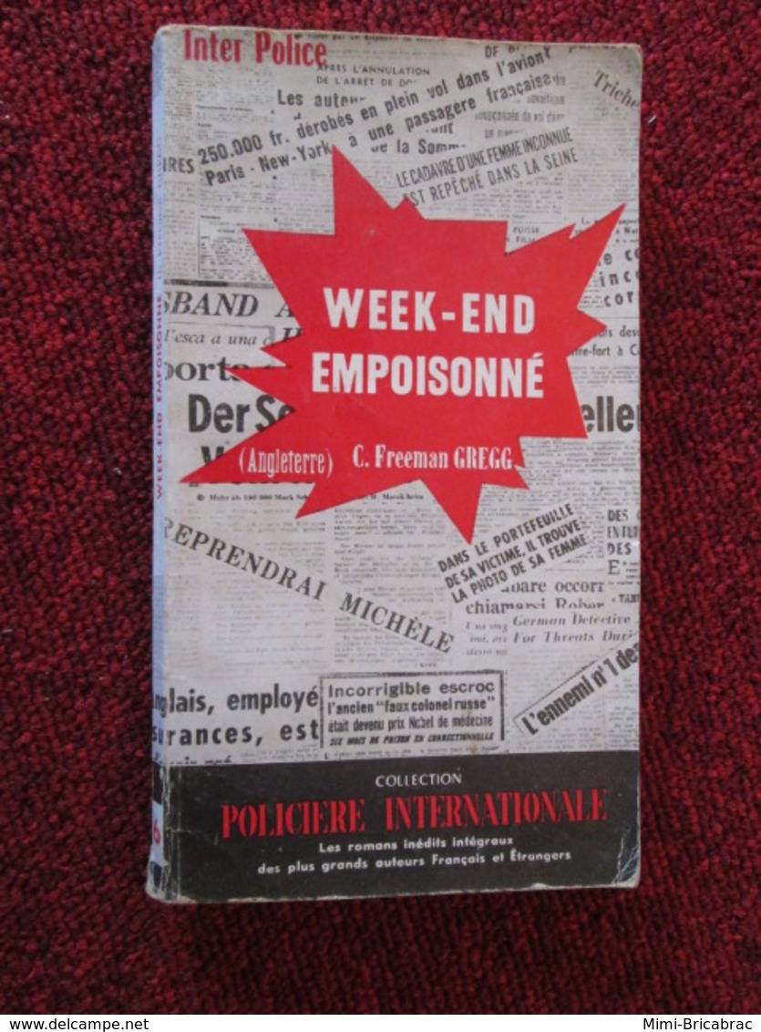 POL2013/4  : OFFERT PAR AIR FRANCE 1959 PRESSES INTERNATIONALES N°6  /  WEEK-END EMPOISONNE - Presses Internationales