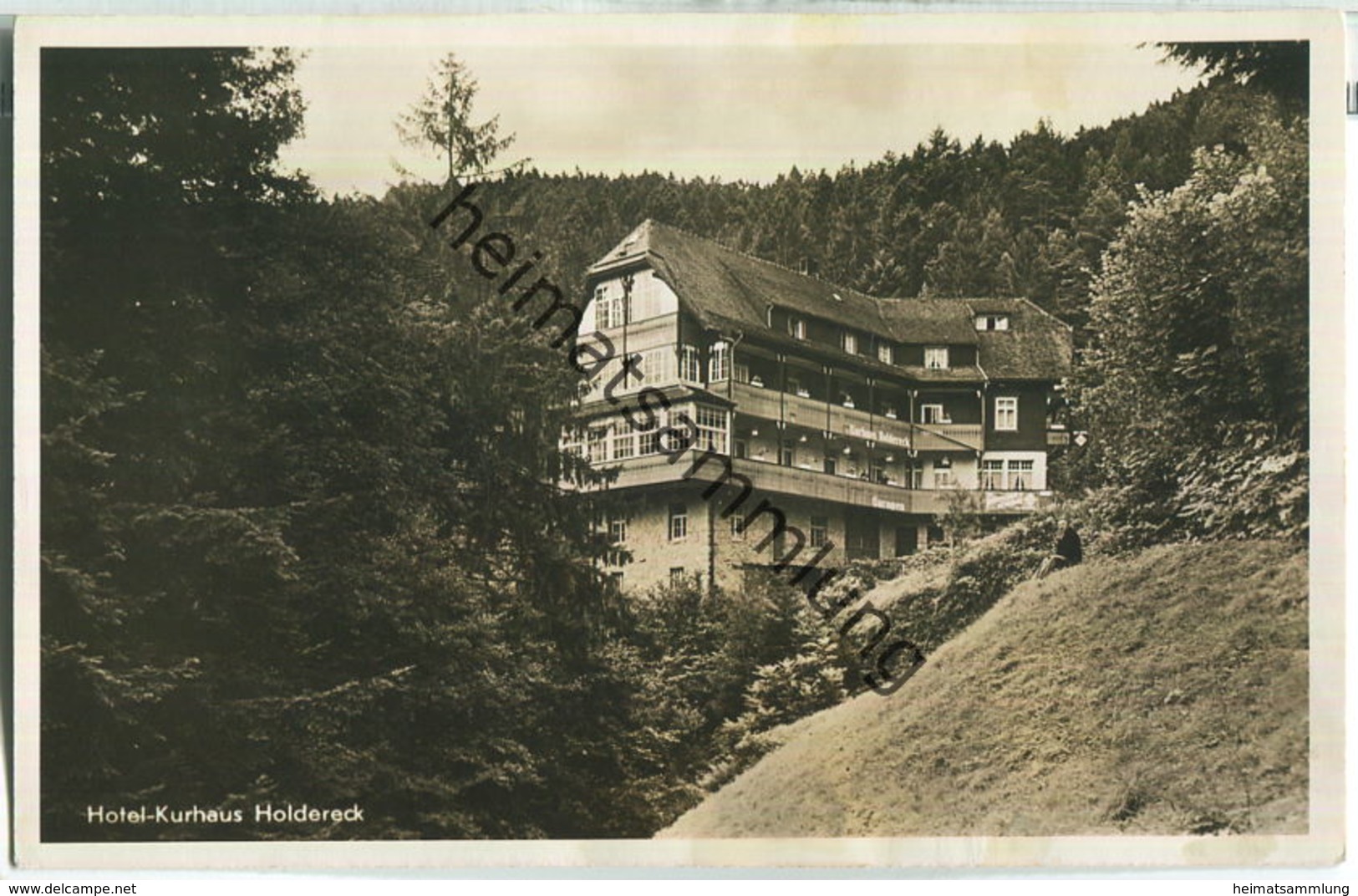 Forbach - Hotel Kurhaus Holdereck Mit Strandbad - Besitzer Alb. Müller - Foto-Ansichtskarte - Verlag Gebr. Metz Tübingen - Forbach