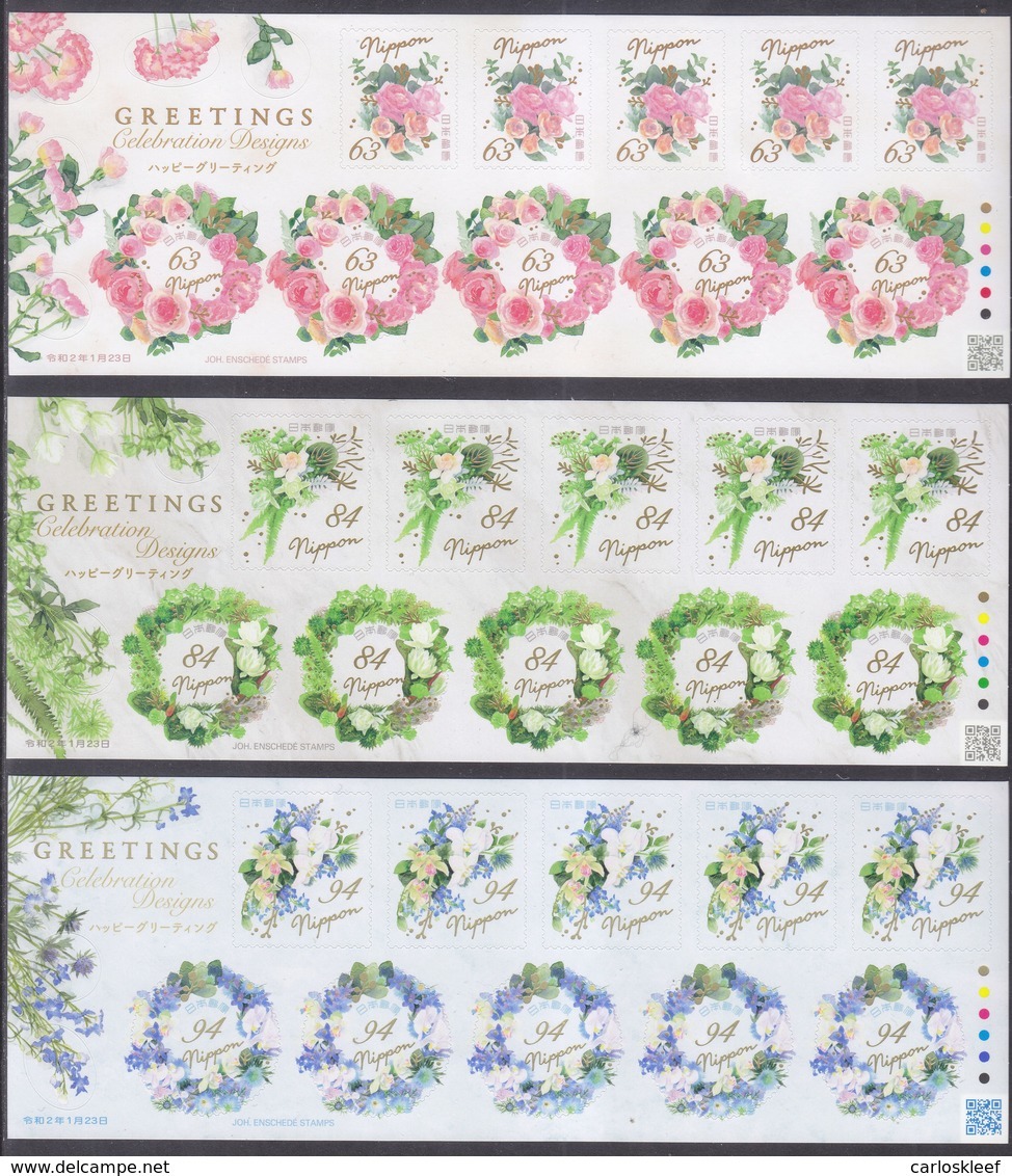 Japan New Issue 23-01-2020 Mint Never Hinged (Vellen)  Yvert 9732-9737 - Unused Stamps