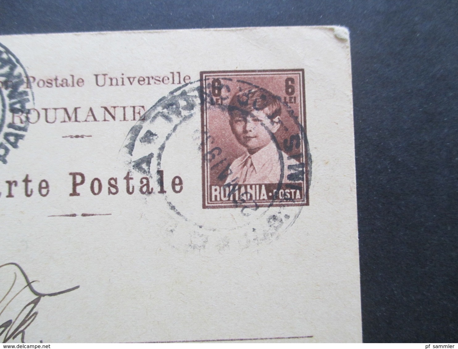 1932 Bildpostkarte Ganzsache Le Palais De La Poste Stempel Dr. Augustin Fischer Medic De Circumscritie Kreisarzt Deta - Covers & Documents