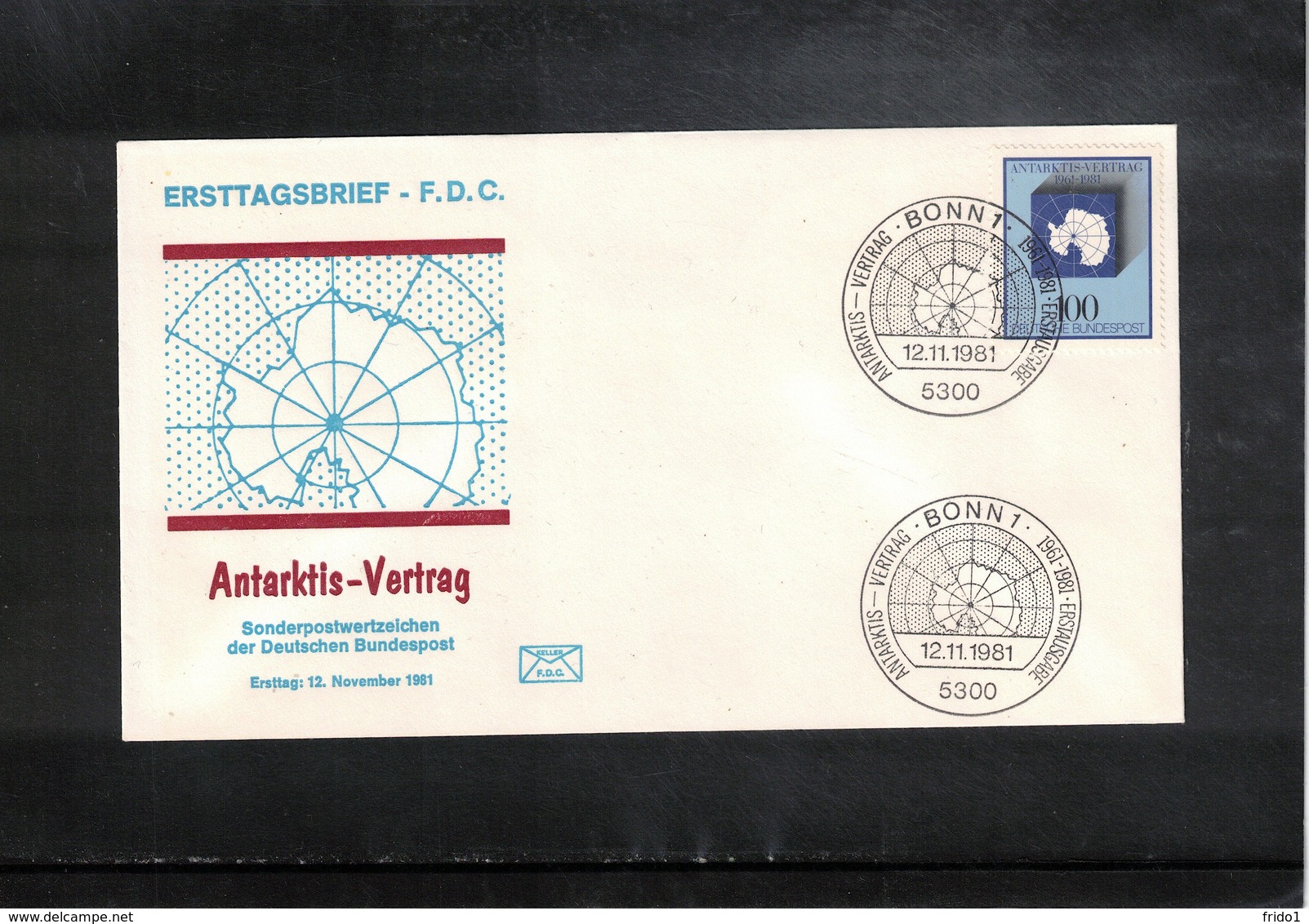 Germany / Deutschland 1981 Antarctic Treaty FDC - Antarktisvertrag