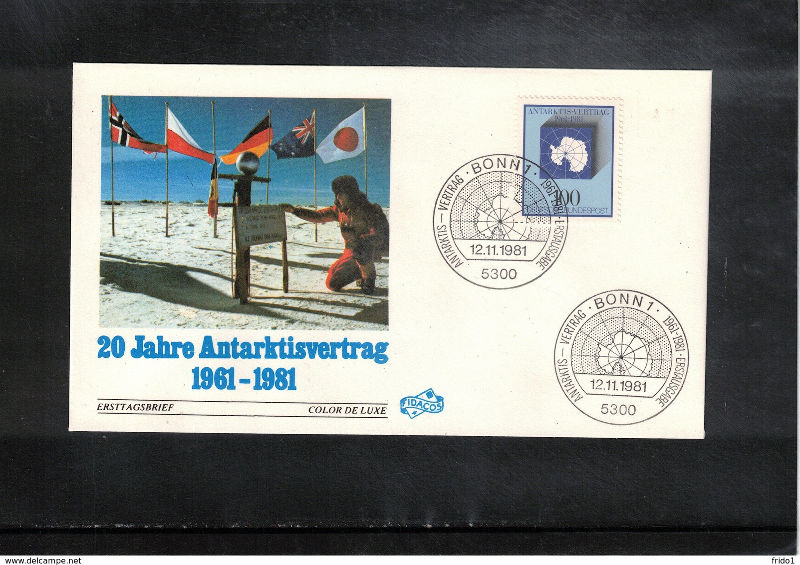 Germany / Deutschland 1981 Antarctic Treaty FDC - Antarktisvertrag