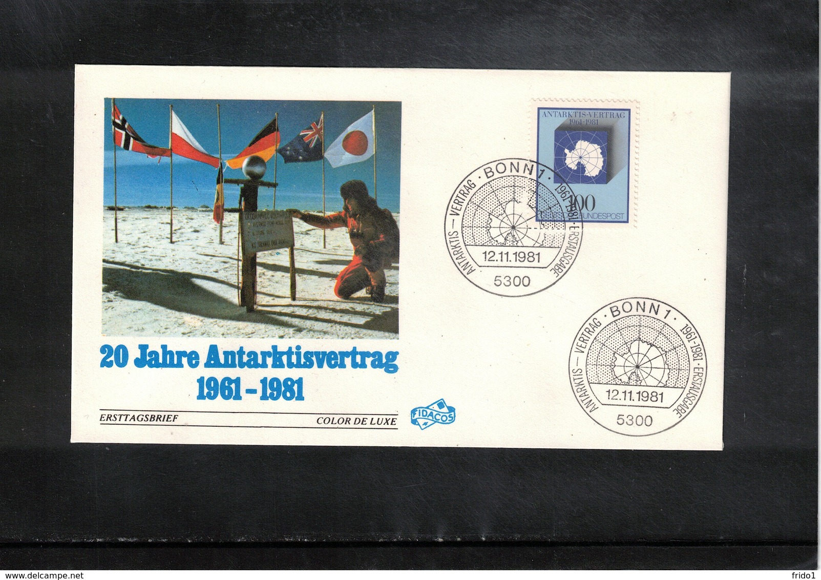 Germany / Deutschland 1981 Antarctic Treaty FDC - Antarctisch Verdrag