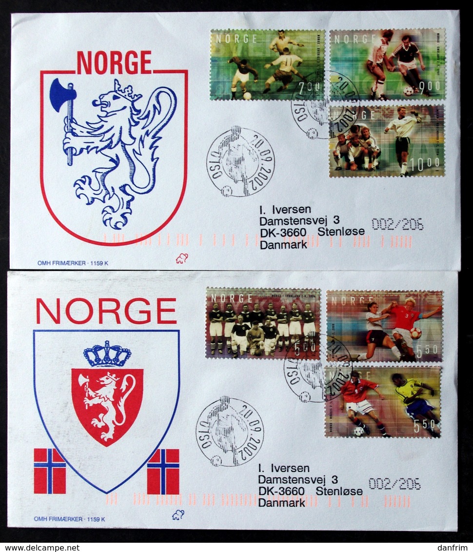 Norway 2002  SPORT   Minr.1440-45  FDC ( Lot 146 ) OMH FRIMÆRKER Cover - FDC