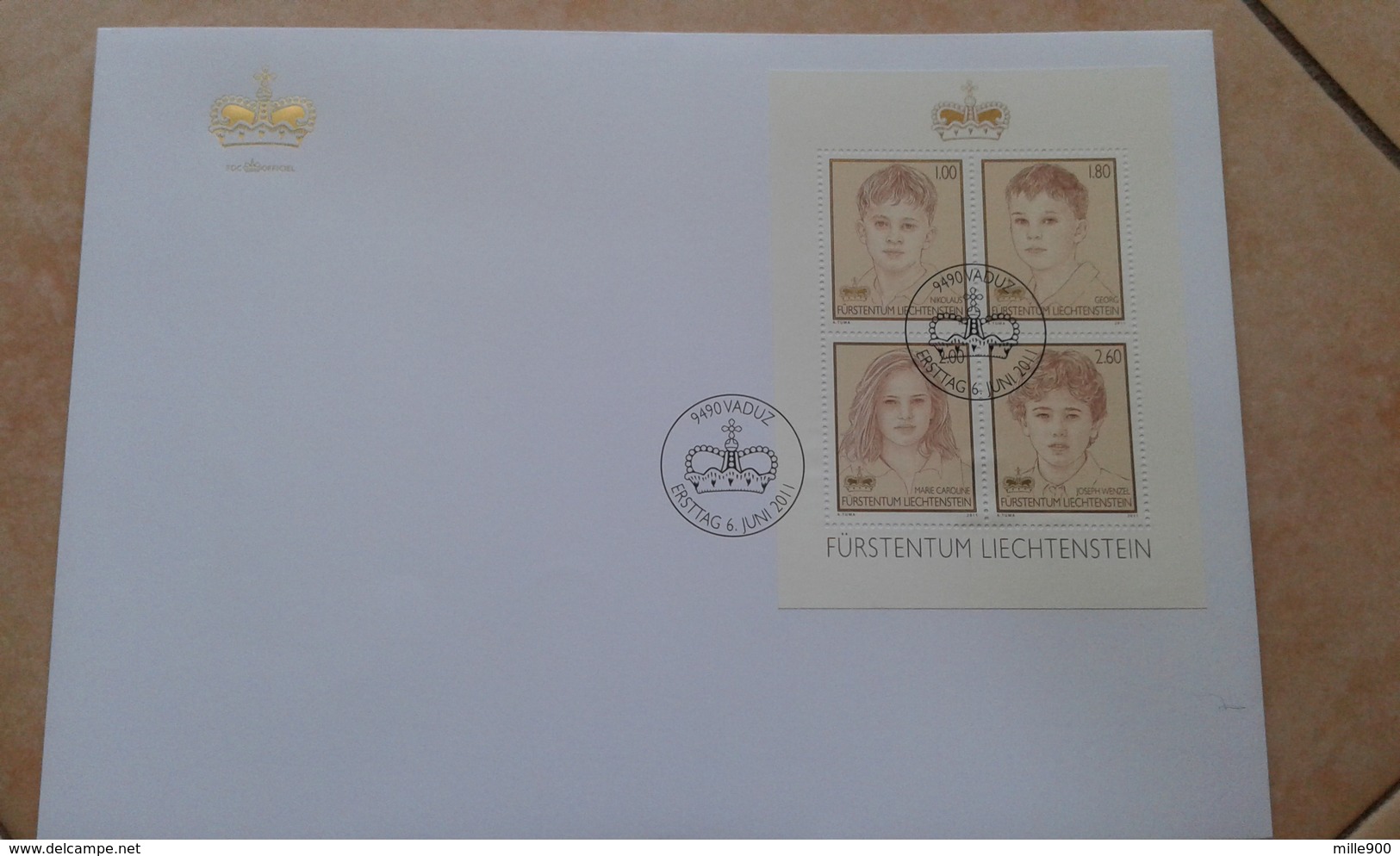 2011 - LIECHTENSTEIN - FDC - FOGLIETTO - FDC