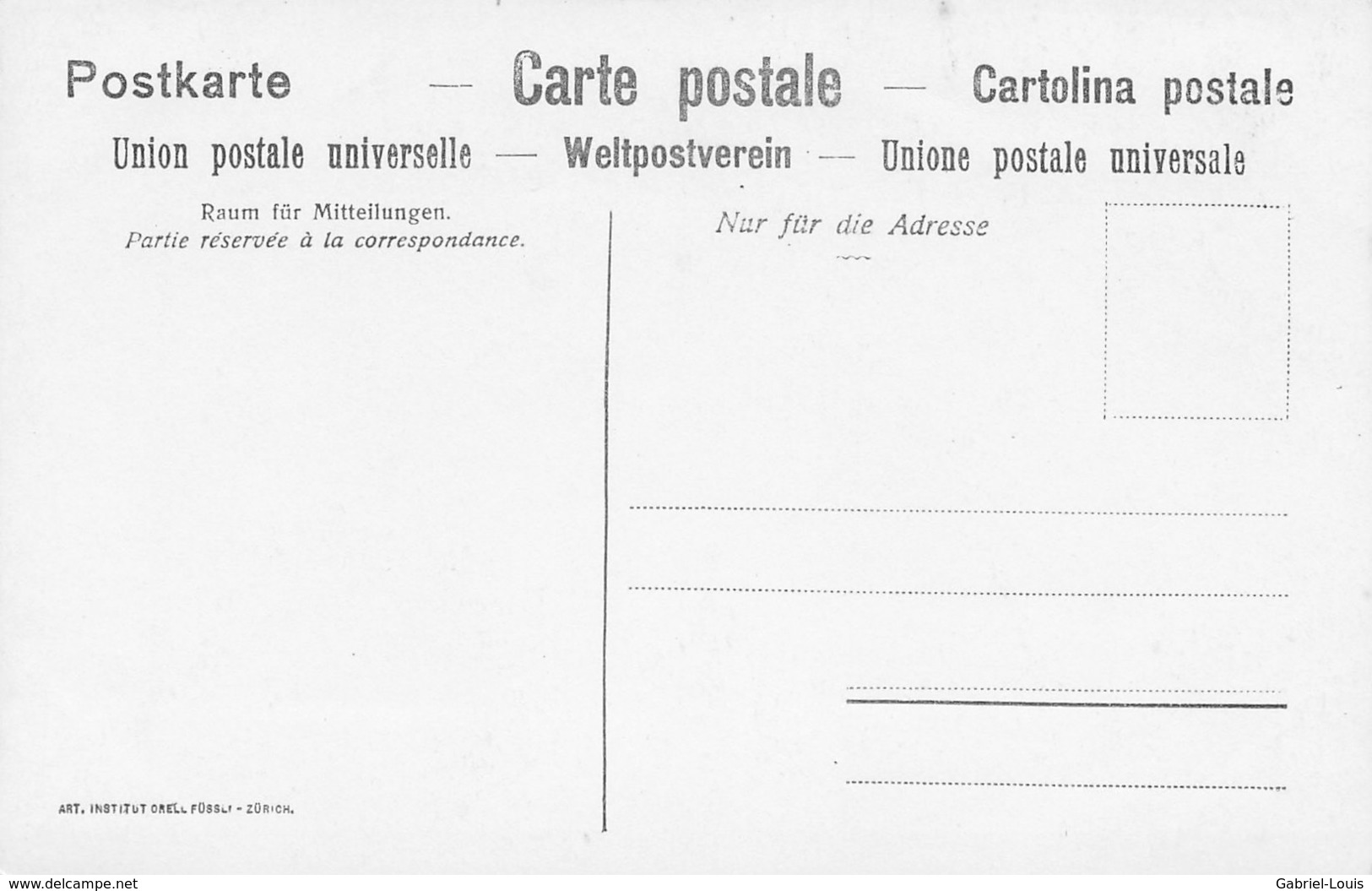 Rossinière Le Grand Chalet - Carte Photo - Rossinière