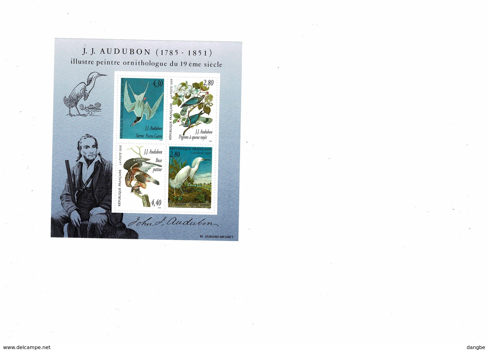 J.J. Audubon - Oiseaux -  BF 18 - Mint/Hinged