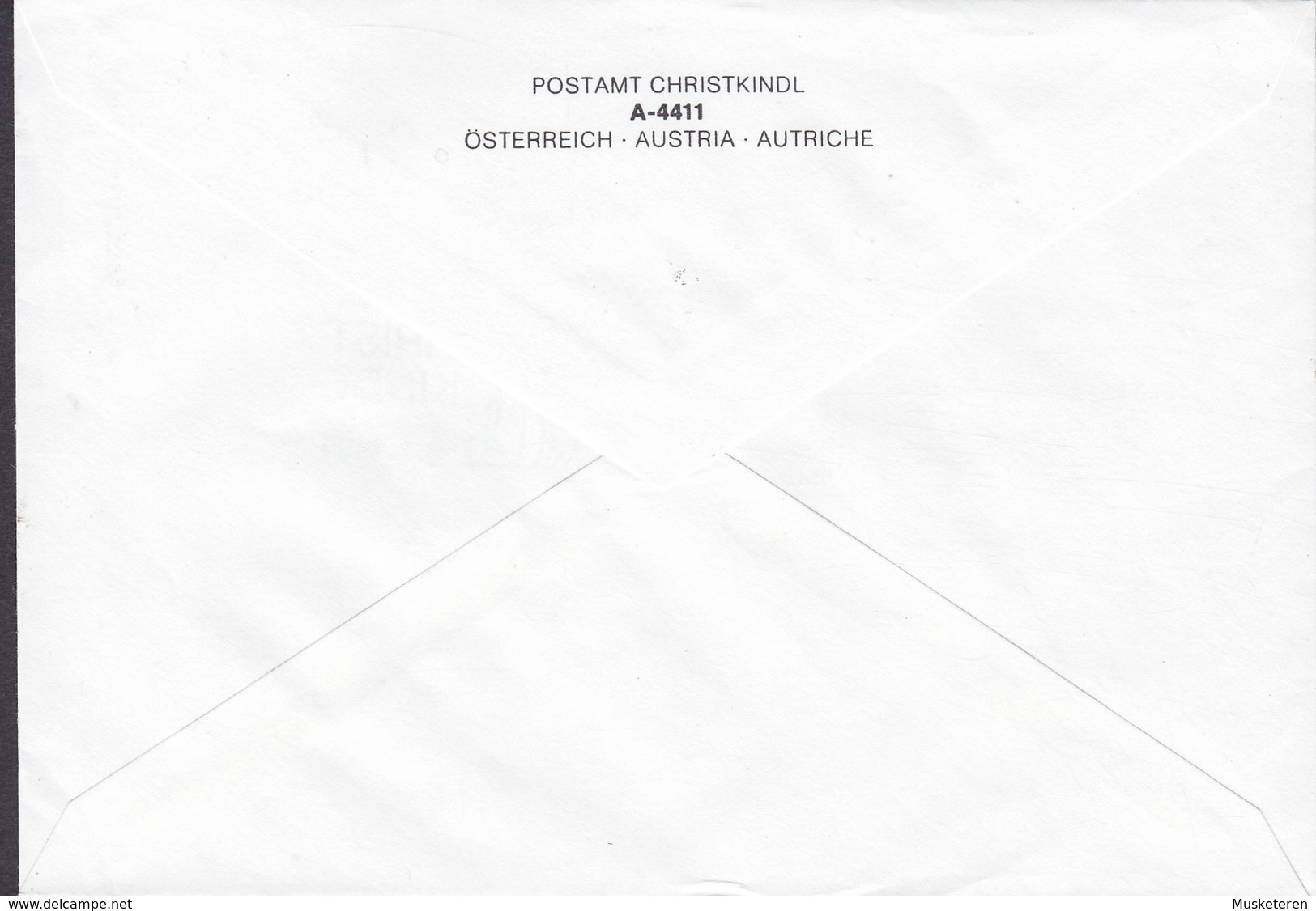 Austria CHRISTKINDL 6.1.1995 Cover Brief POESSNECK Pößneck Germany - Briefe U. Dokumente
