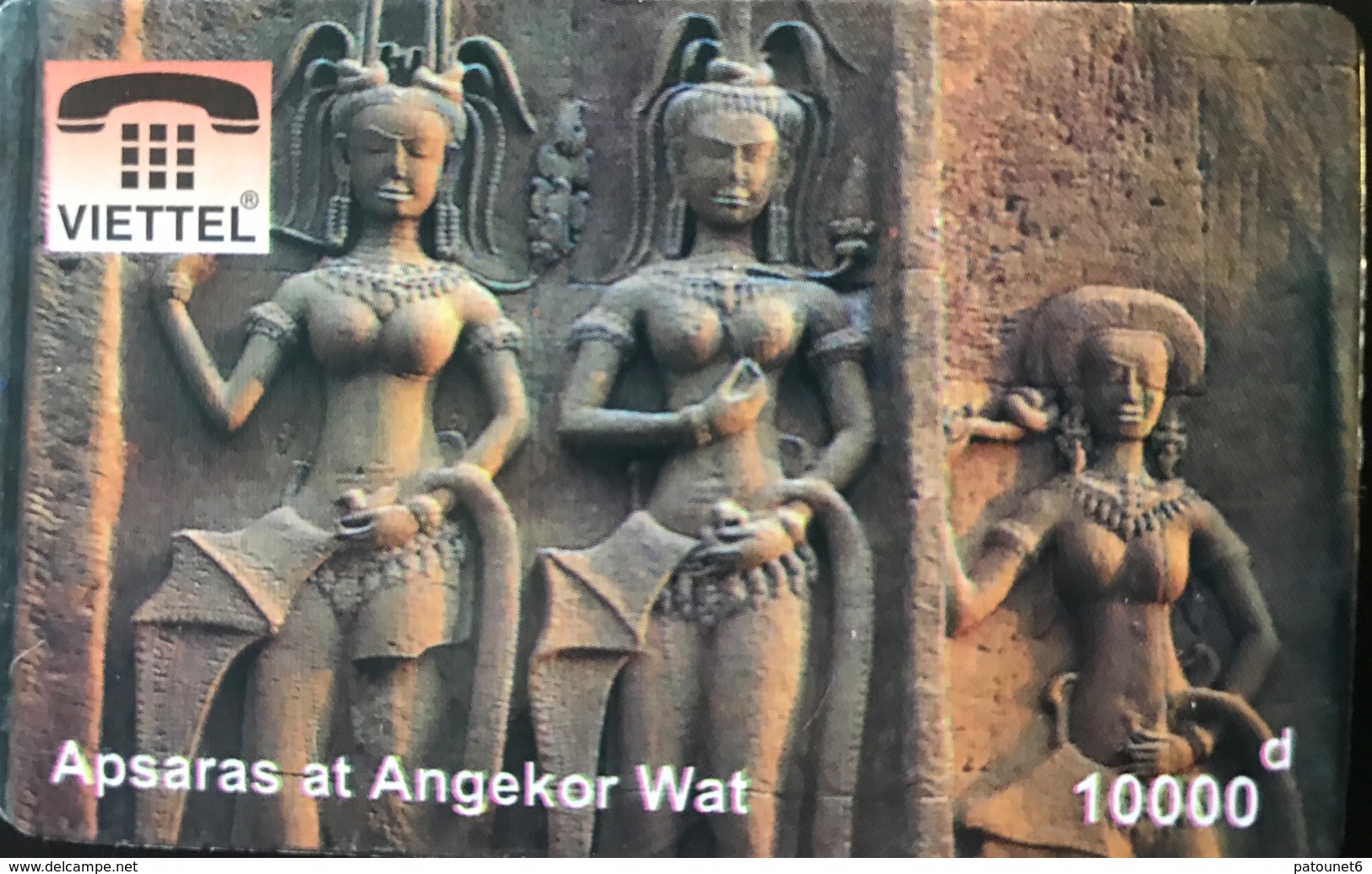 VIÊT- NAM  -  Cards  -  VIETTEL  -  FAKE  - Apsaras At Angekor War  -  10000 D - Viêt-Nam