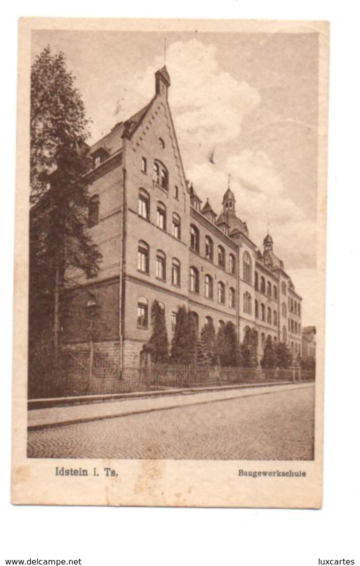 IDSTEIN I. TS. BAUGEWERKSCHULE. - Idstein