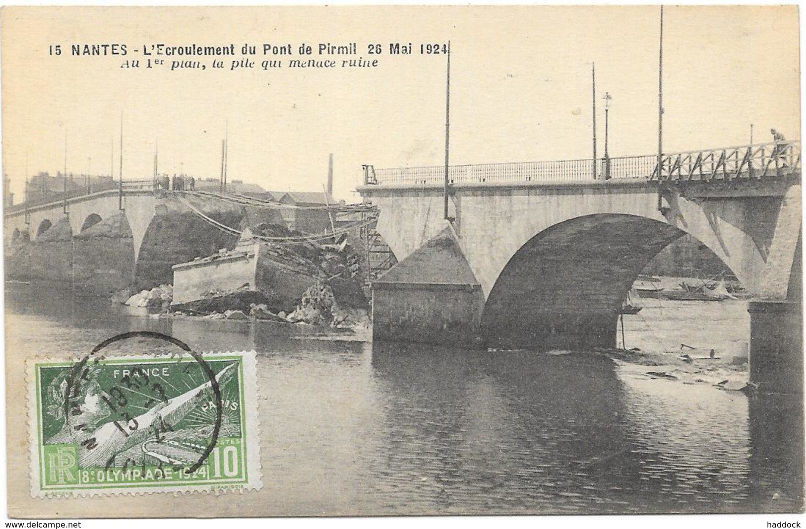 NANTES : L'ECROULEMENT DU PONT DE PIRMIL - Nantes